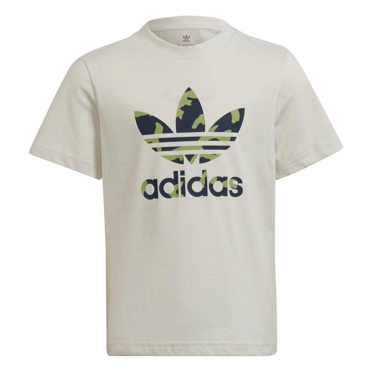 Grey - adidas Originals - Camo Graphic T-Shirt - 1