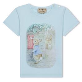 Gucci Peter Rabbit™ X Gucci Print  T Shirt Babies