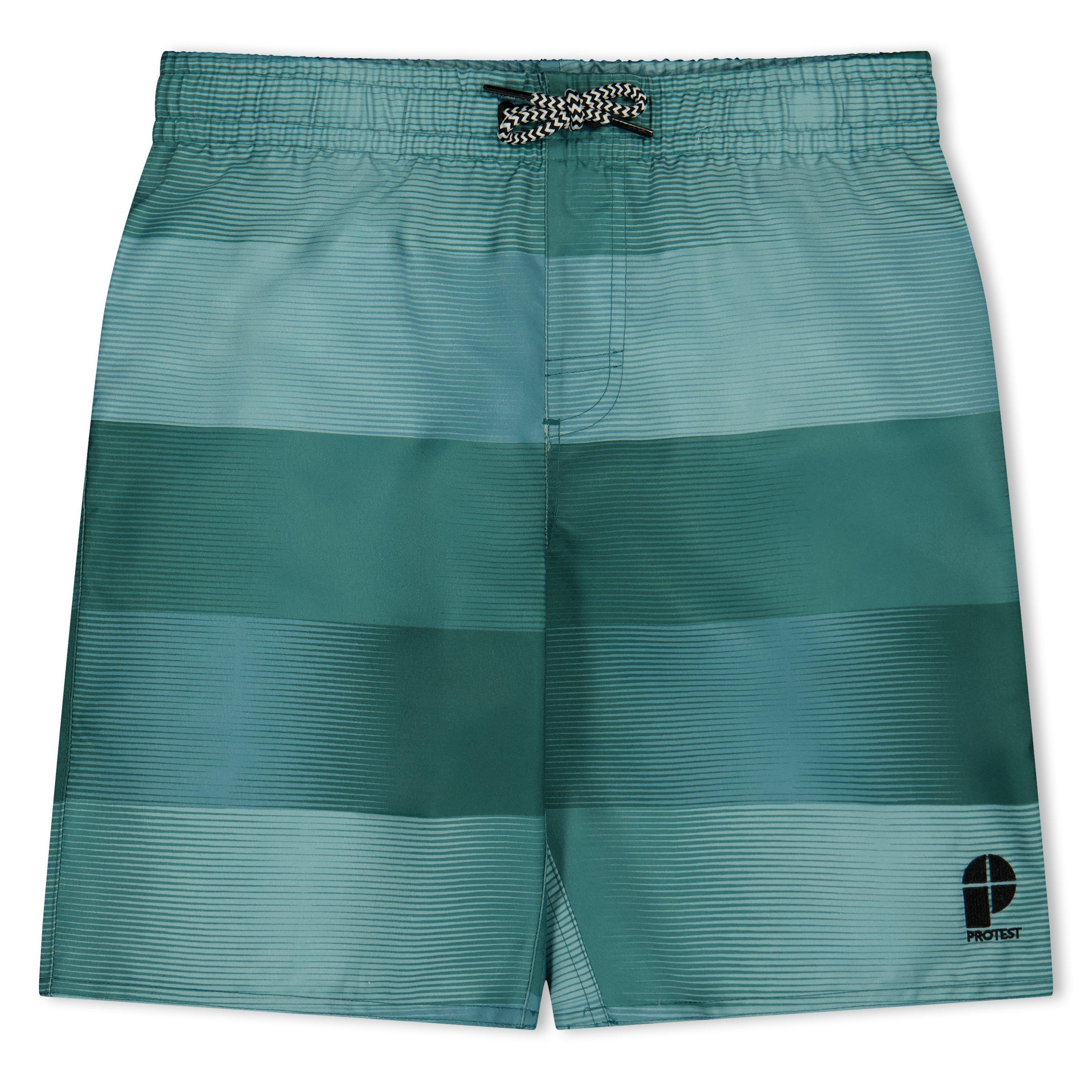 Donker Teal - Protest - Kids' James Swim Shorts - 1