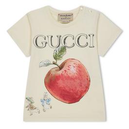 Gucci Peter Rabbit™ X Gucci Cotton T Shirt Babies