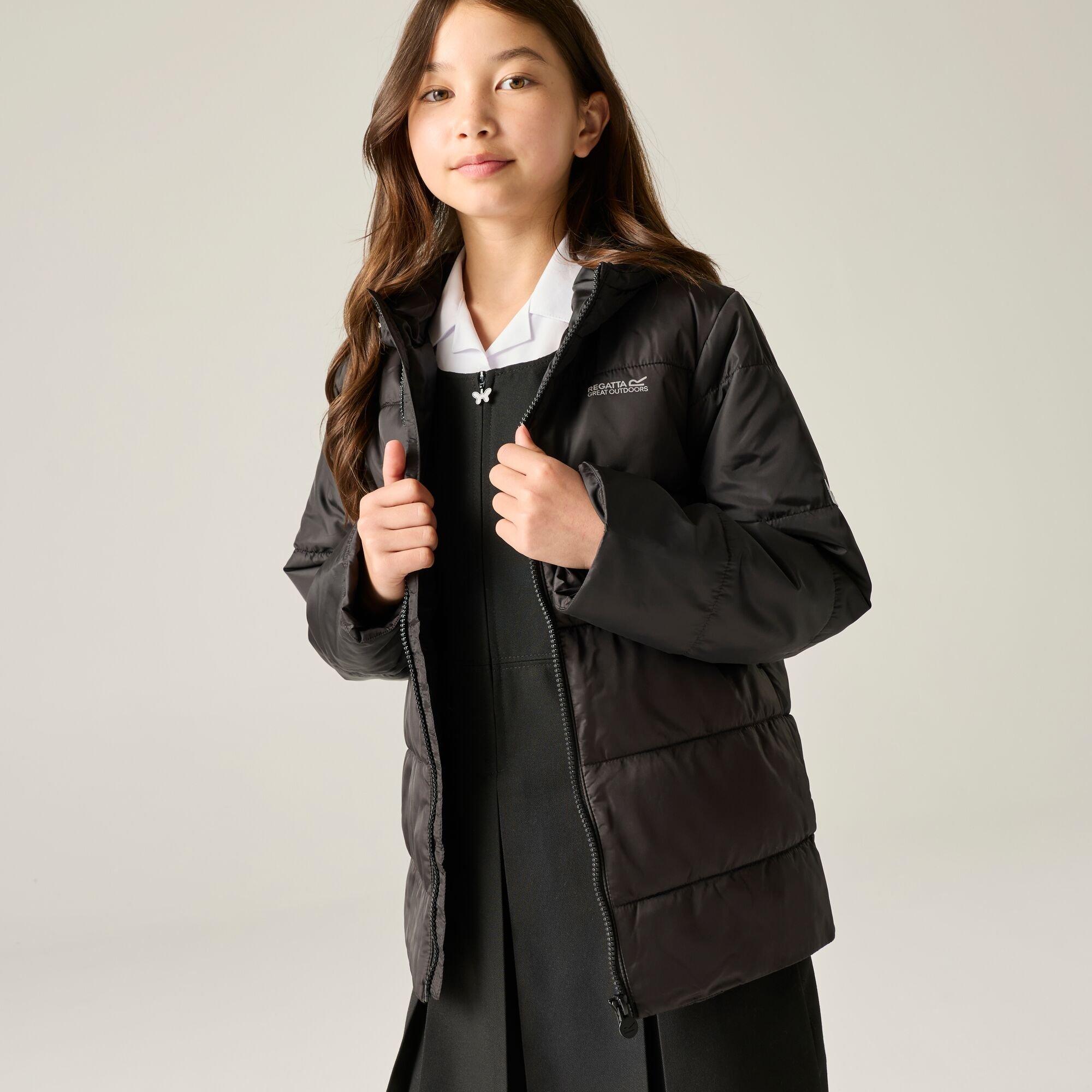 Black - Regatta - Kids Halkner Insulated Jacket - 2