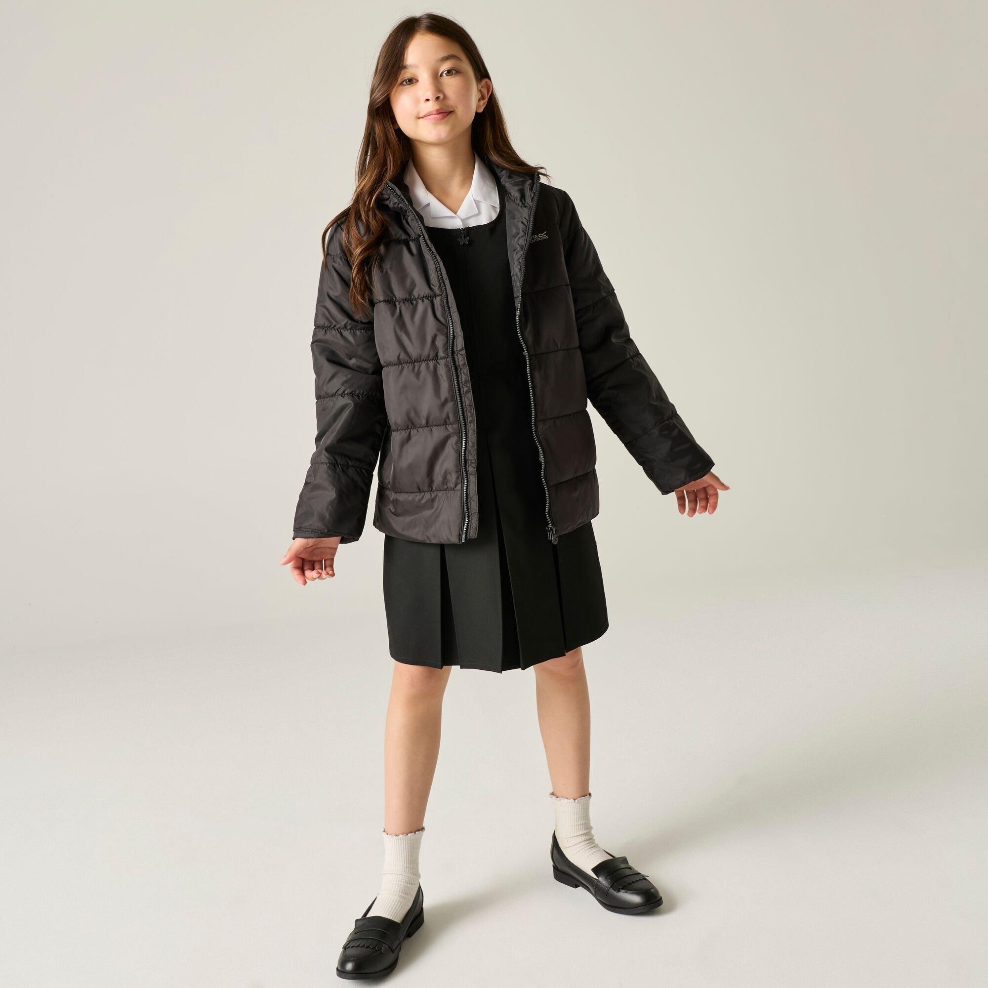 Black - Regatta - Kids Halkner Insulated Jacket - 3