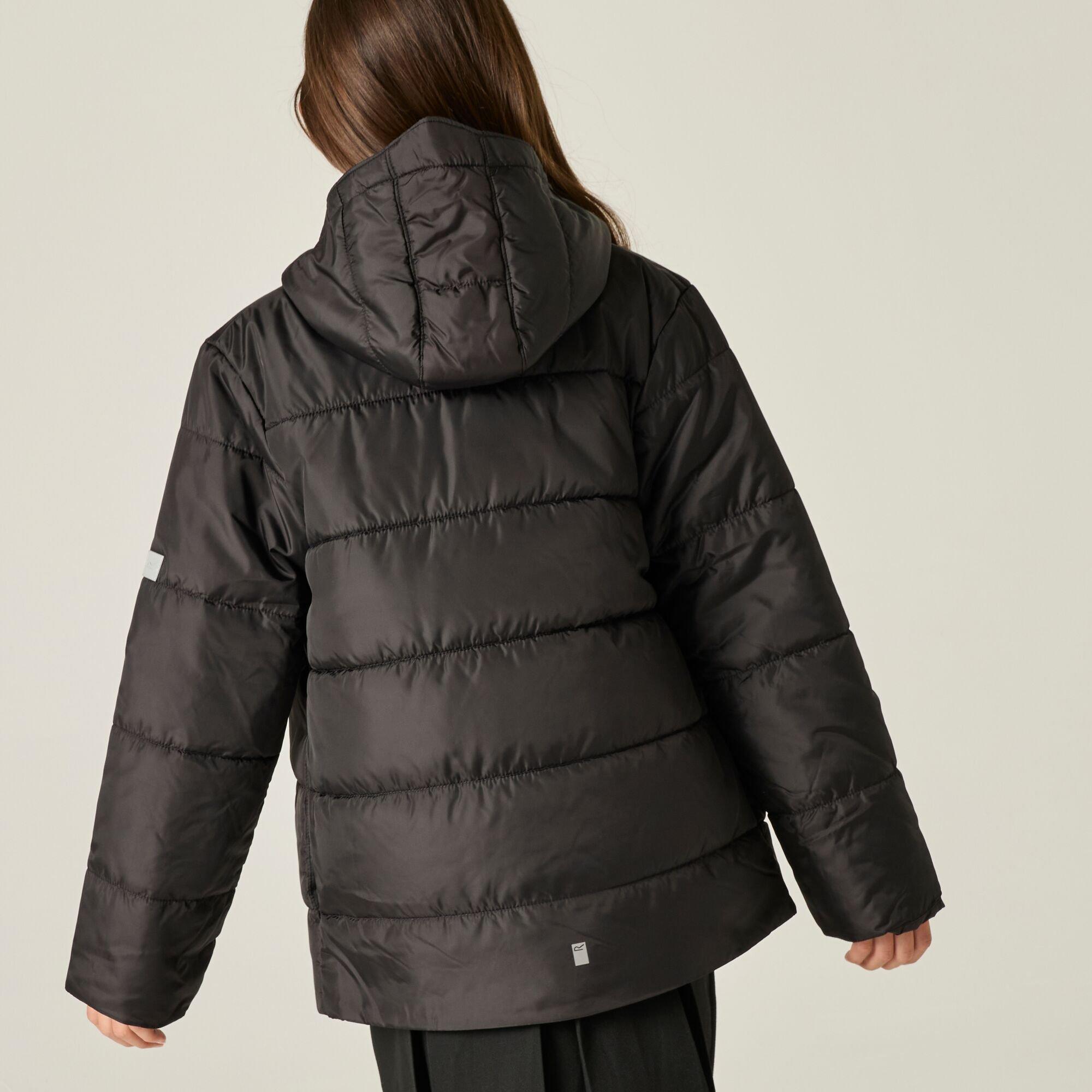 Black - Regatta - Kids Halkner Insulated Jacket - 4