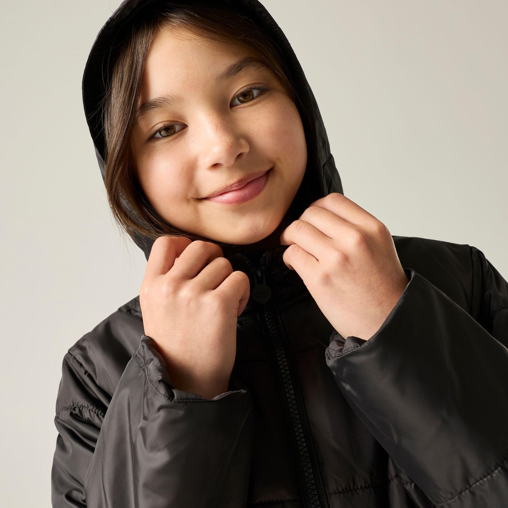 Black - Regatta - Kids Halkner Insulated Jacket - 5