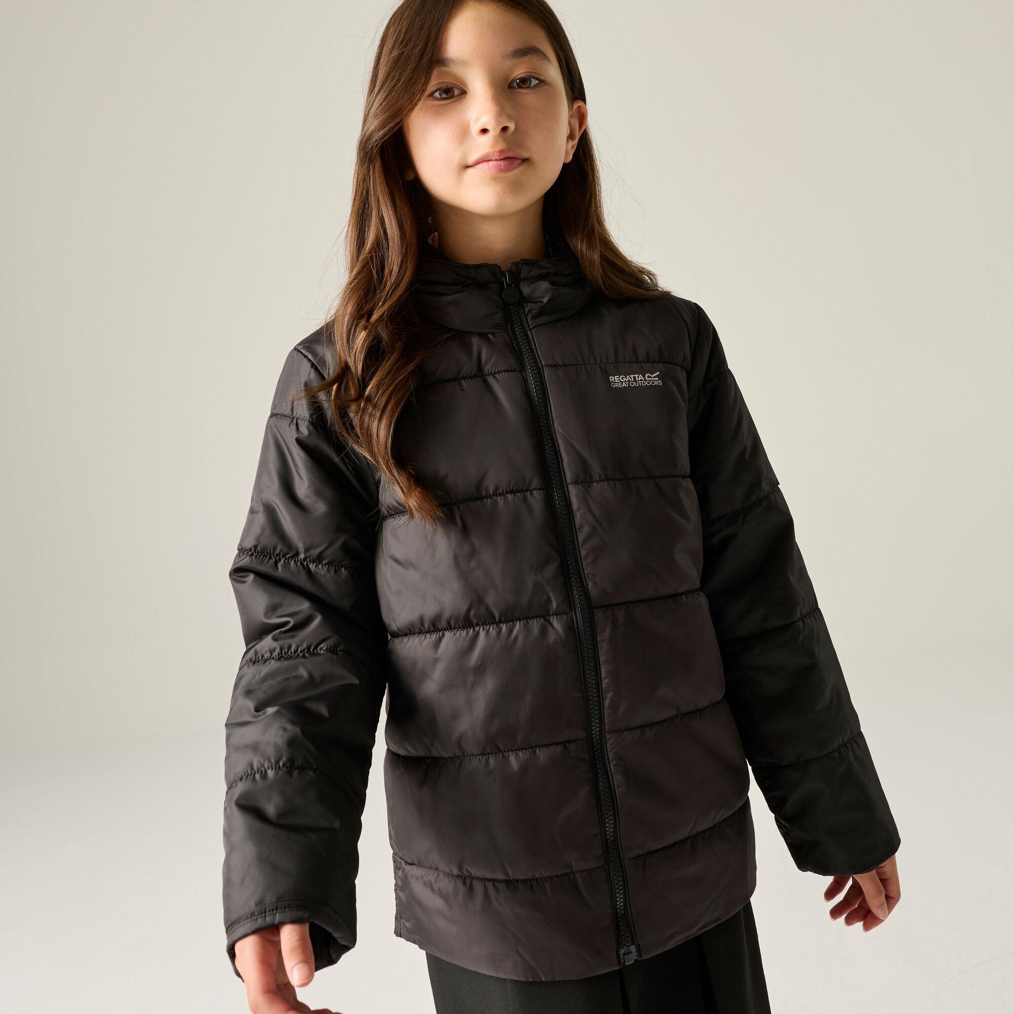 Black - Regatta - Kids Halkner Insulated Jacket - 6