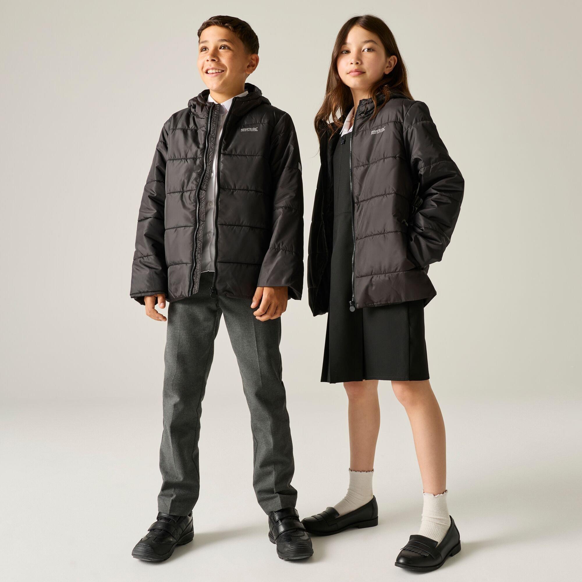 Black - Regatta - Kids Halkner Insulated Jacket - 7