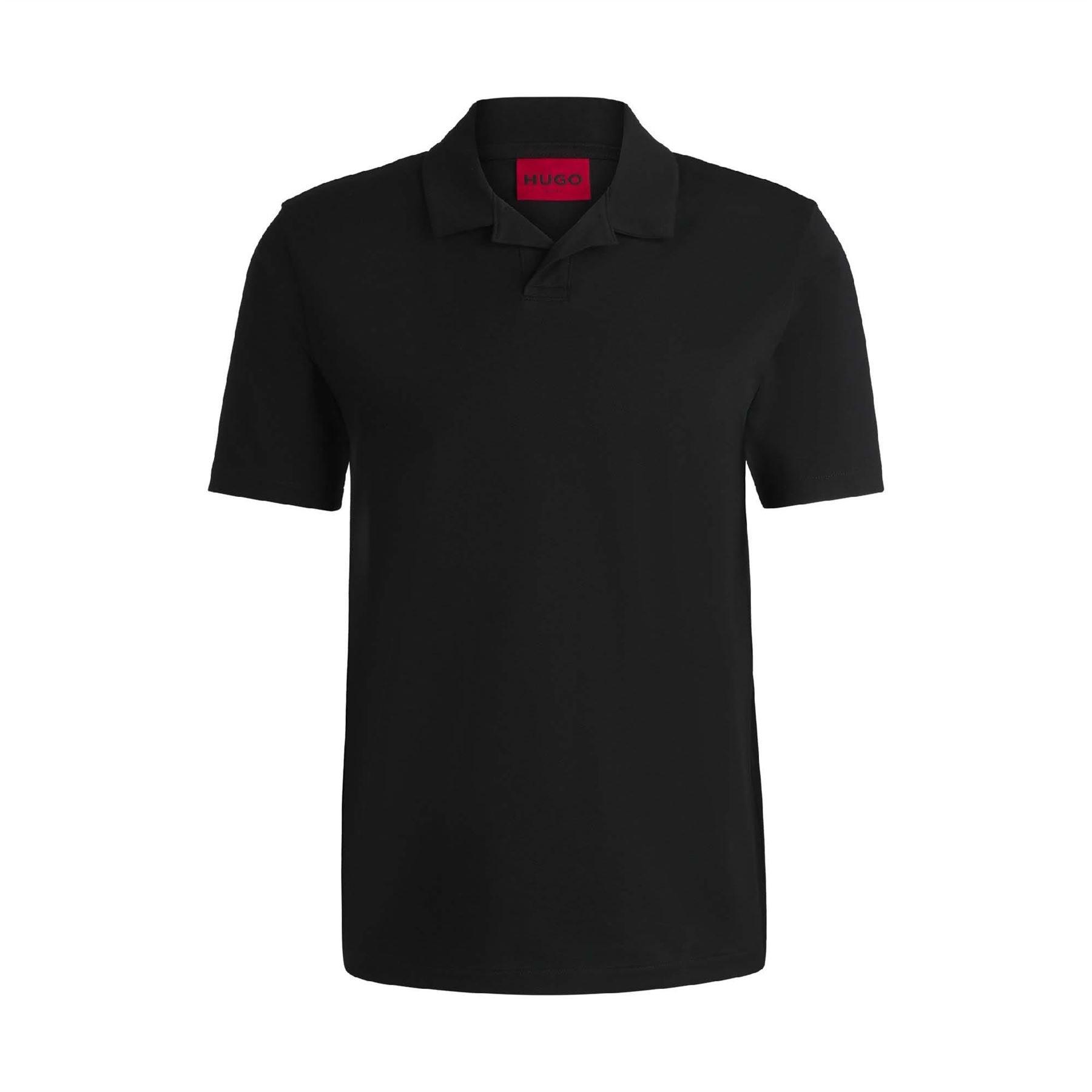 Black - Hugo - Dimerspolo Stretch Cotton Polo Shirt - 1