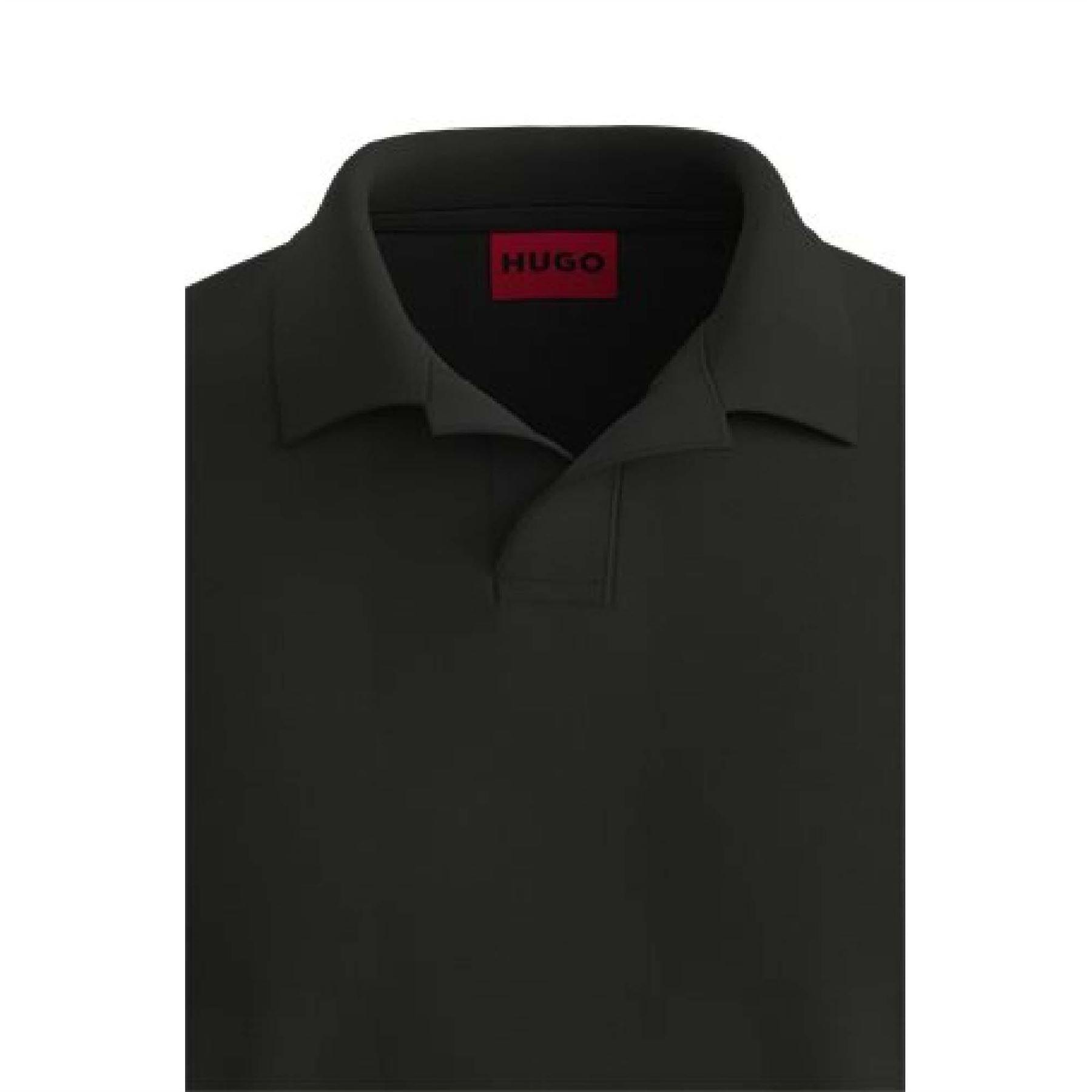 Black - Hugo - Dimerspolo Stretch Cotton Polo Shirt - 4