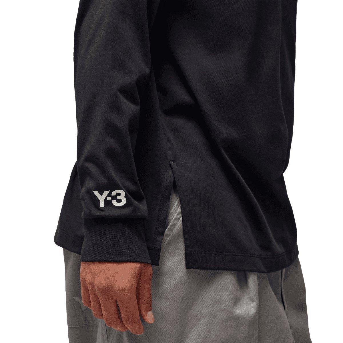 Black - Y3 - 3-Stripes Long Sleeve T-Shirt - 8