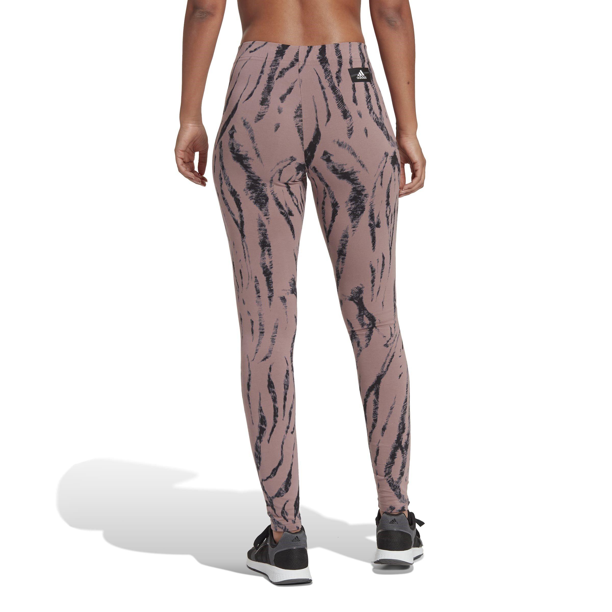 Paars - adidas - Future Icons Animal Print Leggings Womens - 3