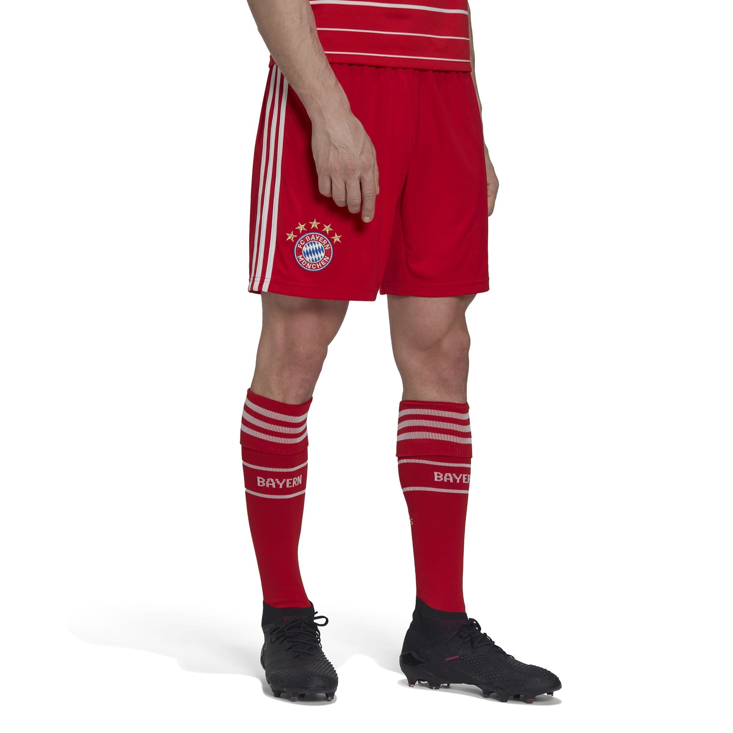Red - adidas - FC Bayern 22/23 Home Shorts Unisex - 2