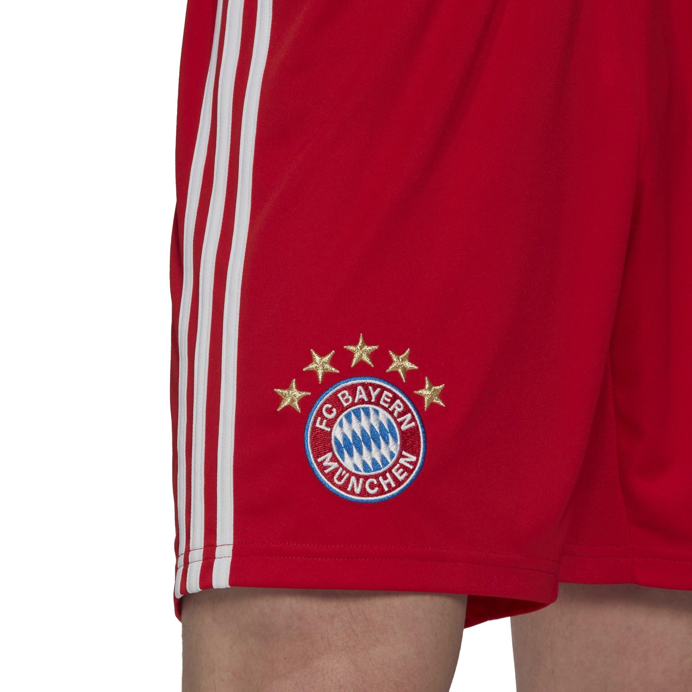 Red - adidas - FC Bayern 22/23 Home Shorts Unisex - 5