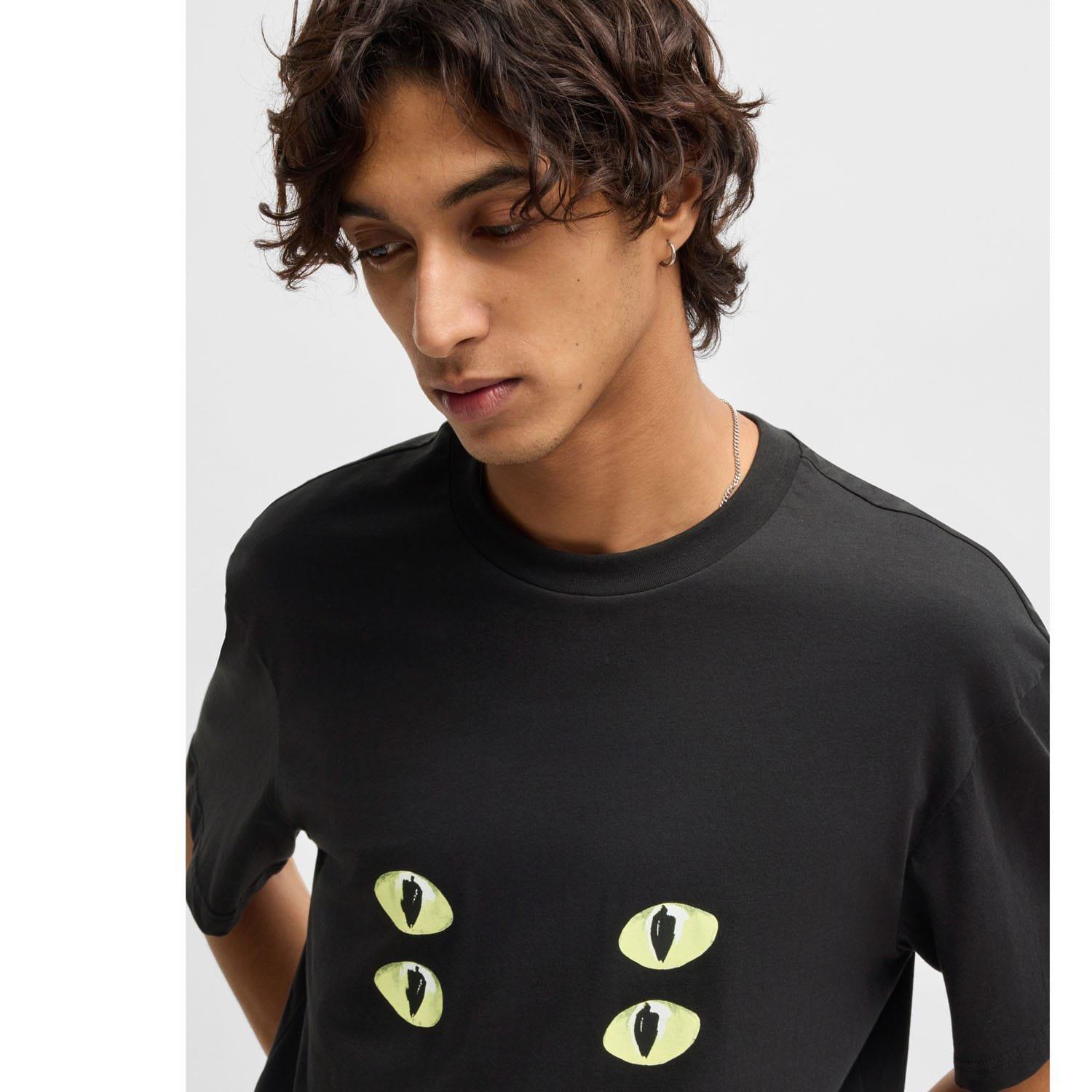 Black - Hugo - Dombreo T-Shirt - 3