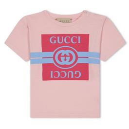 Gucci Logo T Shirt Babies