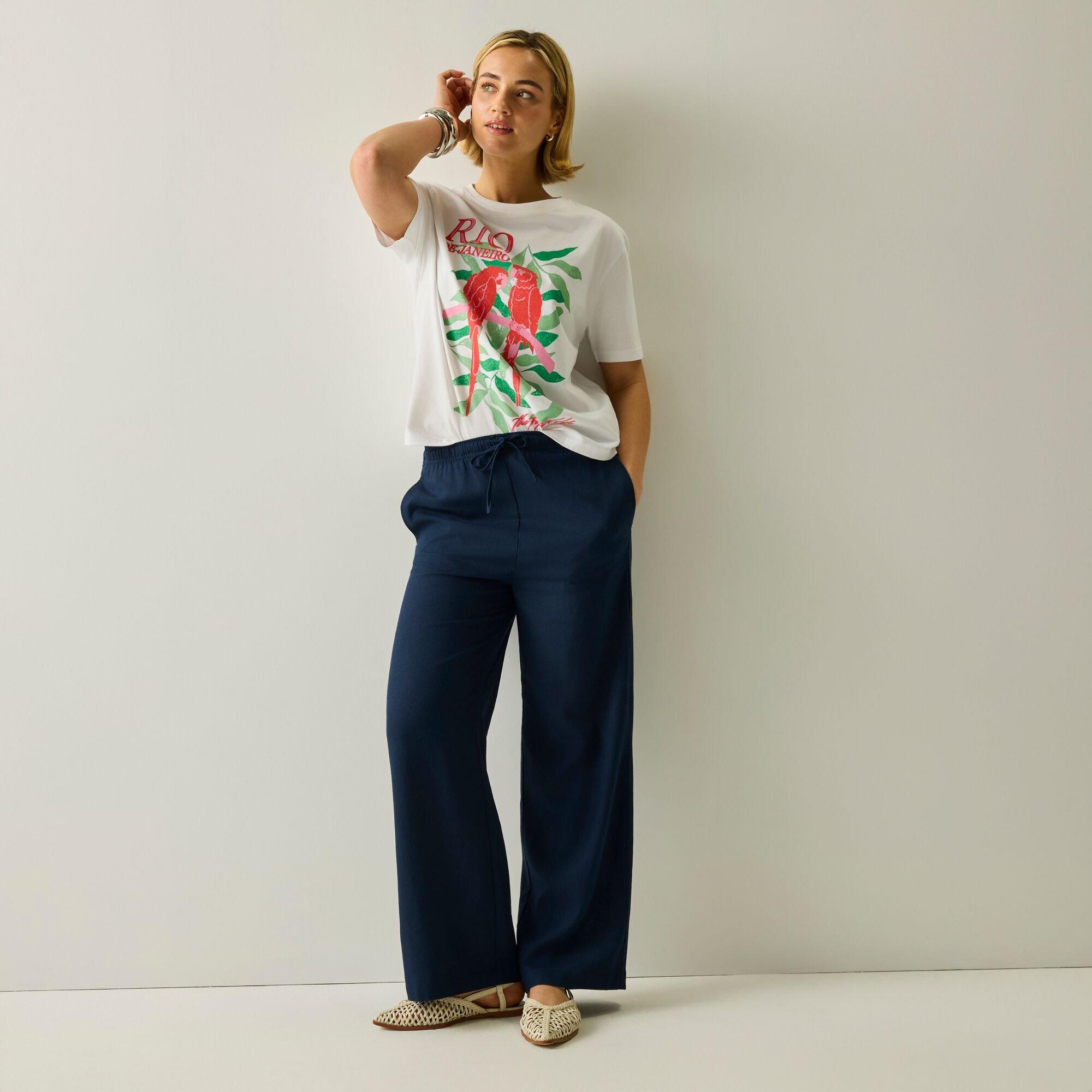 Navy - Regatta - Womens Talamanca Trousers - 1