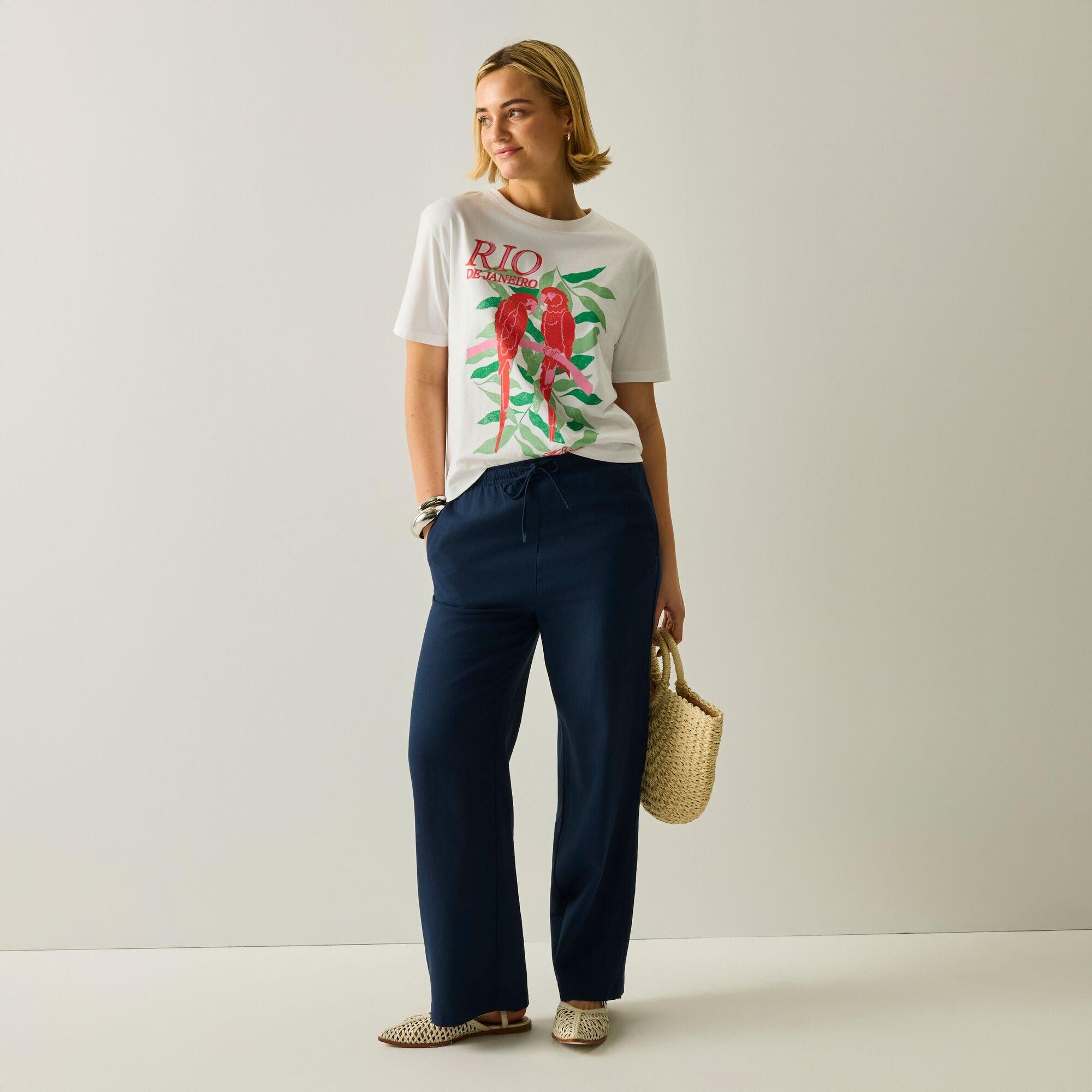 Navy - Regatta - Womens Talamanca Trousers - 3