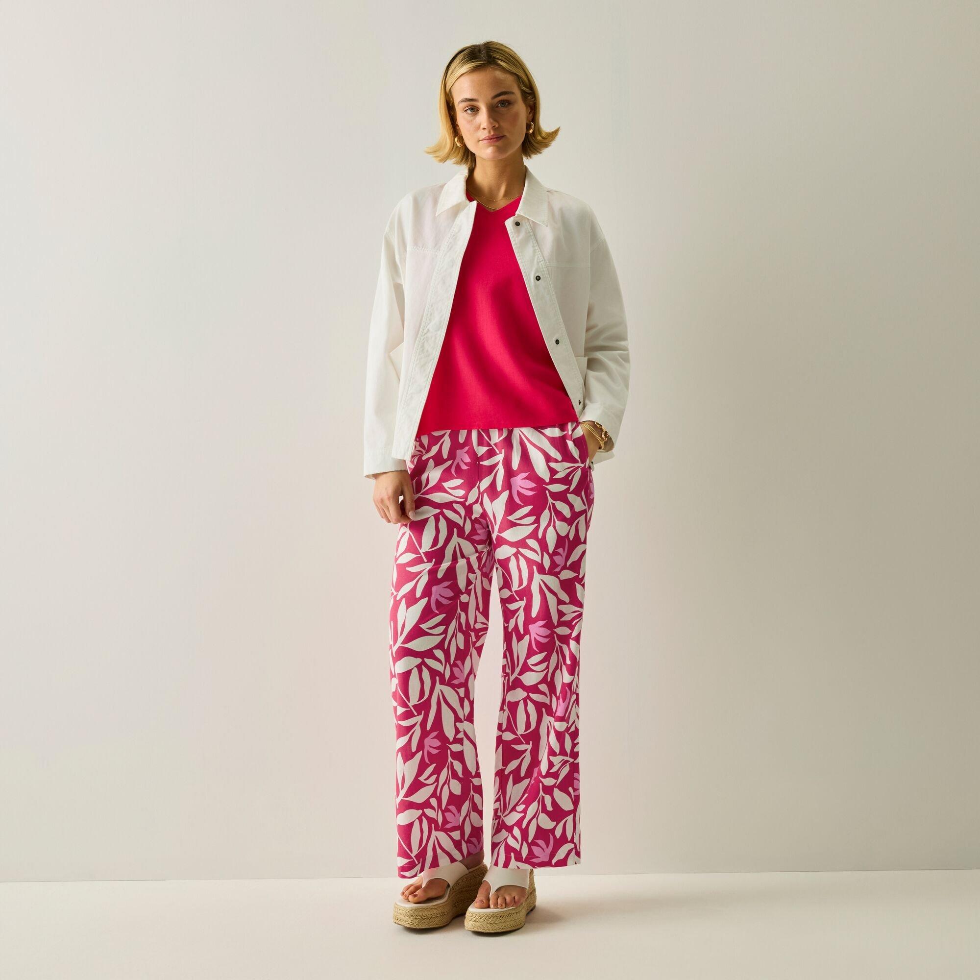 Poptrpclvs - Regatta - Women's Talamanca Linen Relaxed-Fit Trousers - 3