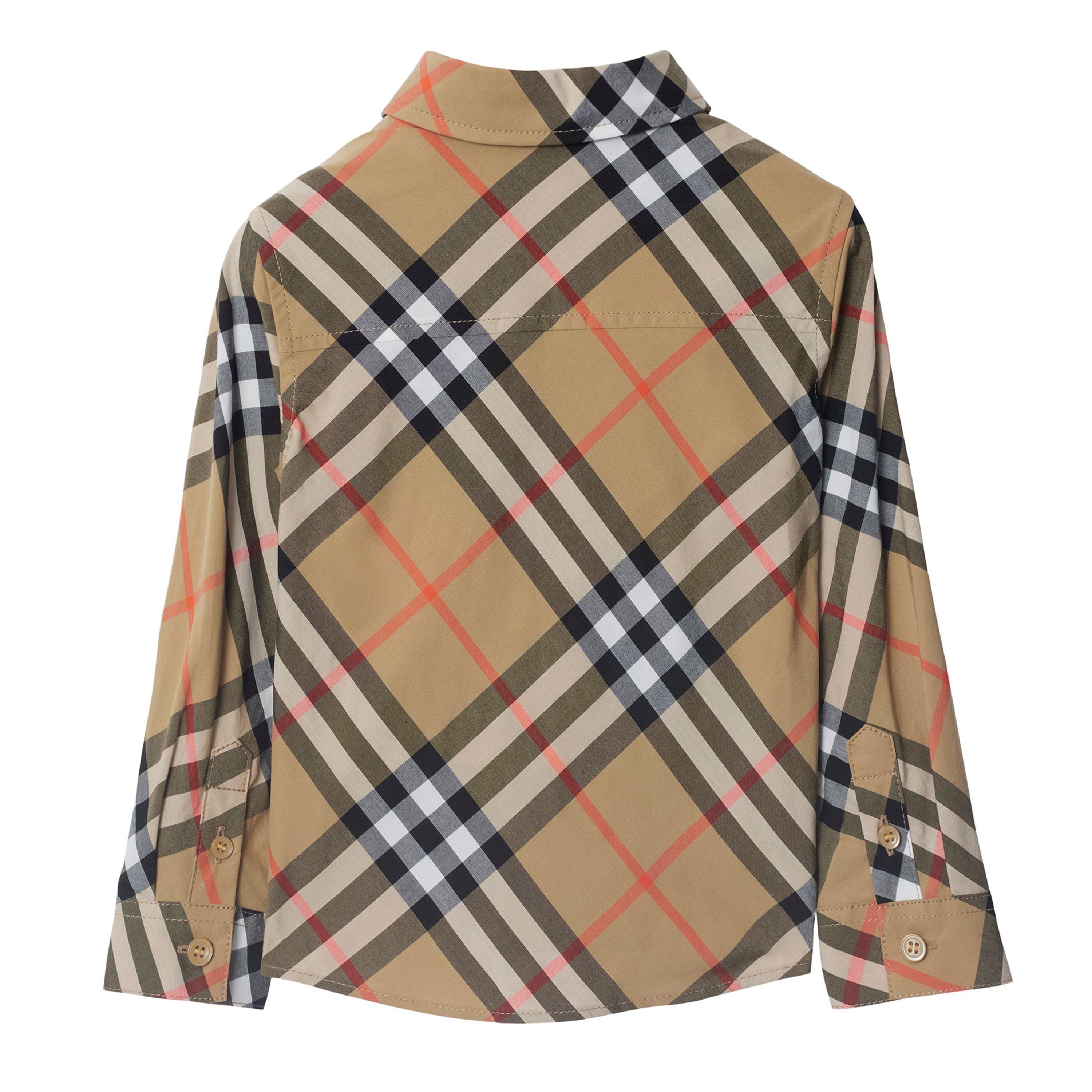 Burberry Infants' Burberry Check Cotton Owen Shirt | Cruise Fashion