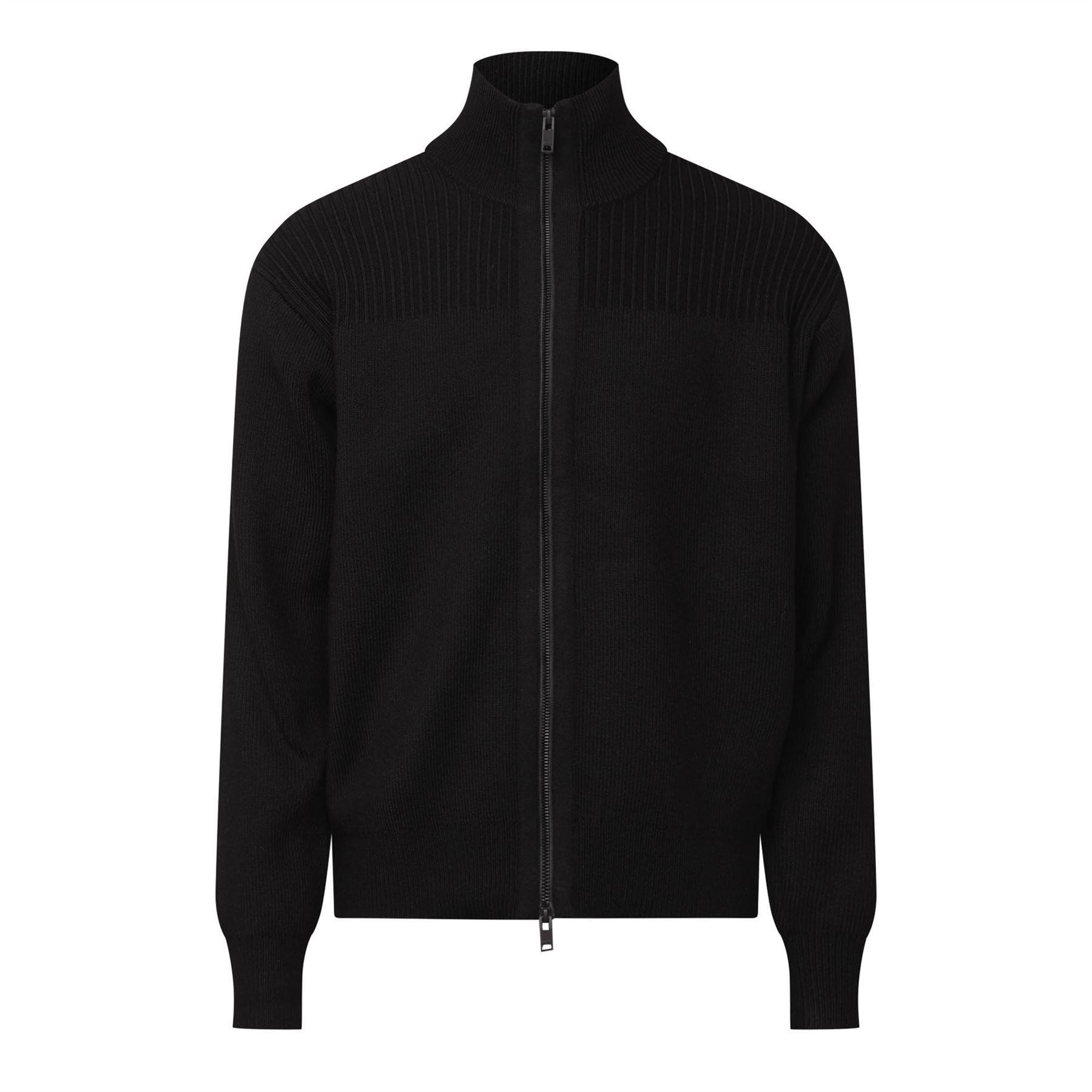 Black - Boss - Kratalo Zip Cardigan - 1