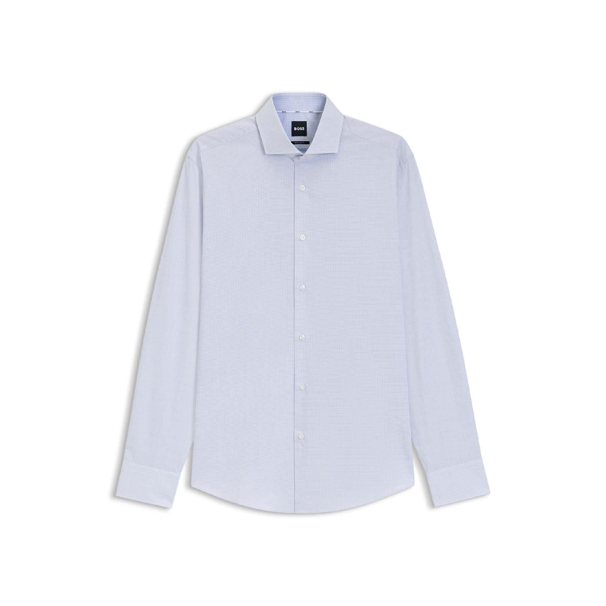 White - Boss - H-Joe-Spread-C1-222 Regular Fit Shirt - 1