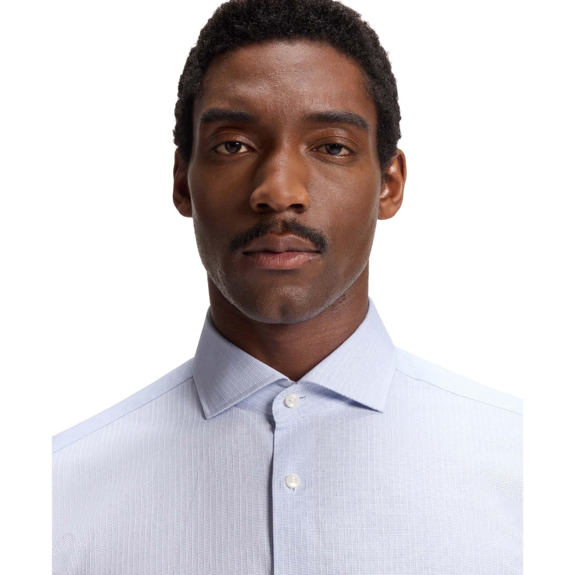 White - Boss - H-Joe-Spread-C1-222 Regular Fit Shirt - 3