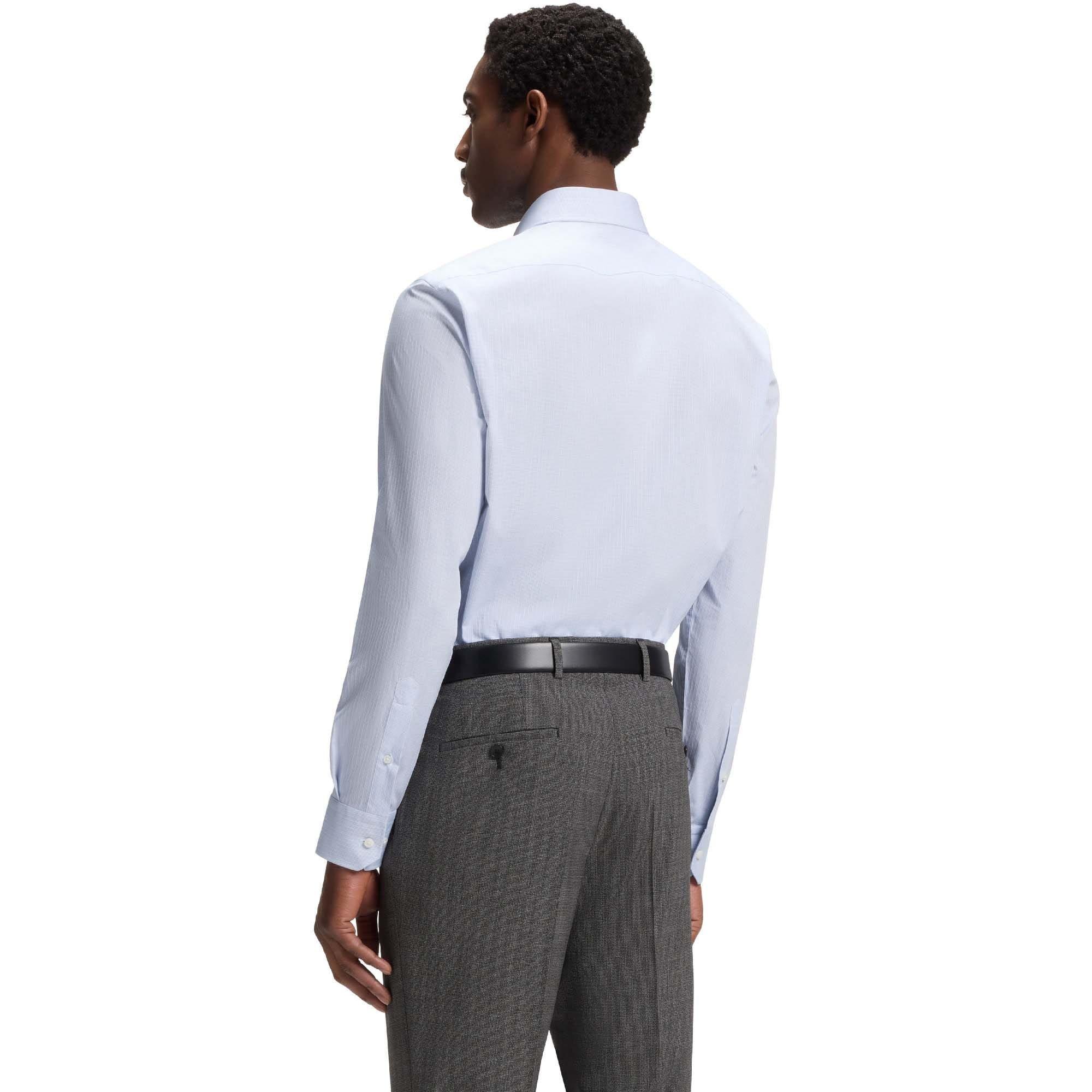 White - Boss - H-Joe-Spread-C1-222 Regular Fit Shirt - 6