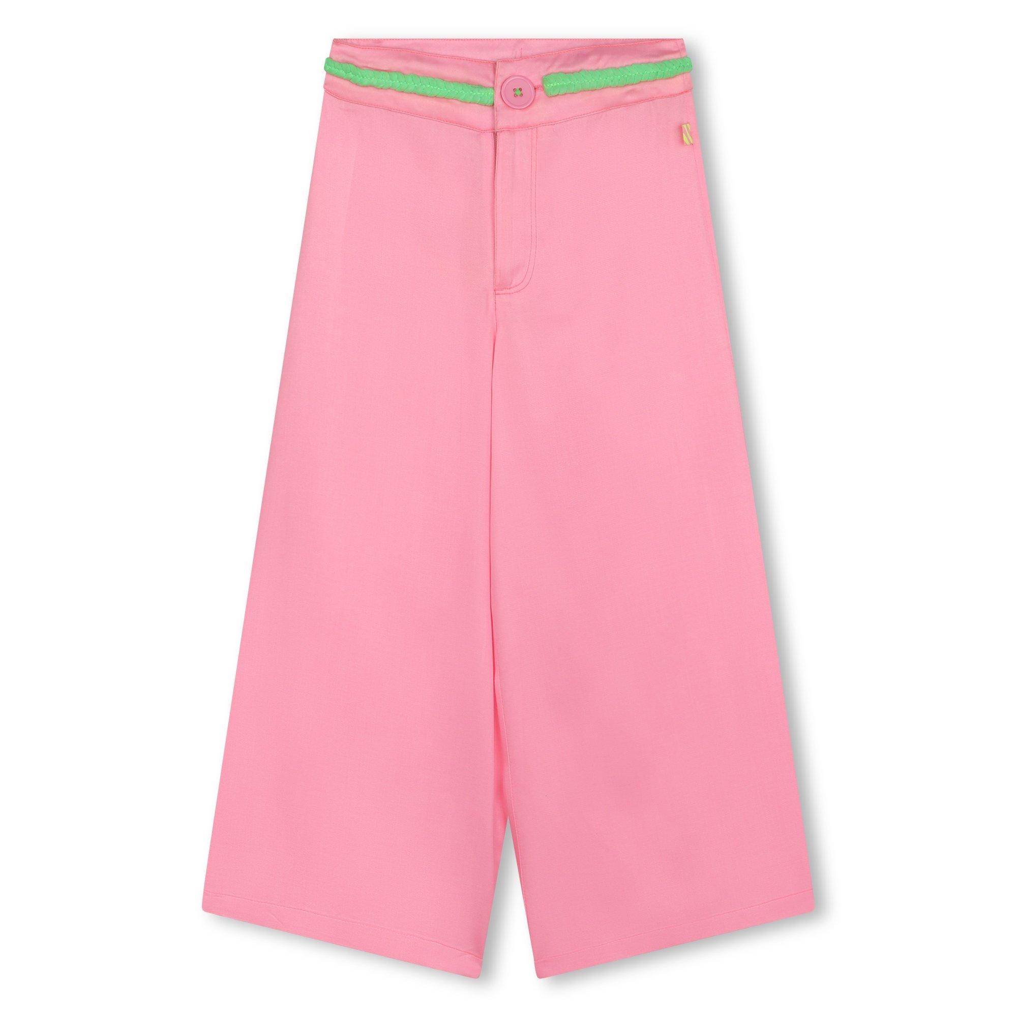 Pink 462 - Billieblush - Kids' Loose Wide Leg Trousers - 1