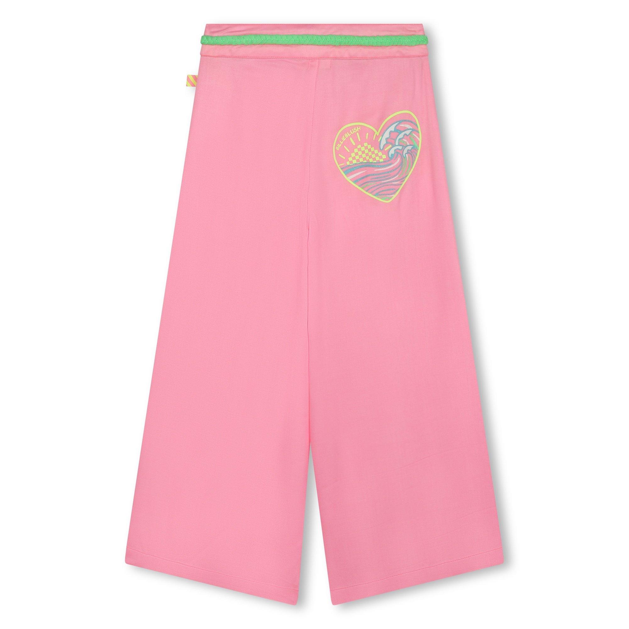 Pink 462 - Billieblush - Kids' Loose Wide Leg Trousers - 2