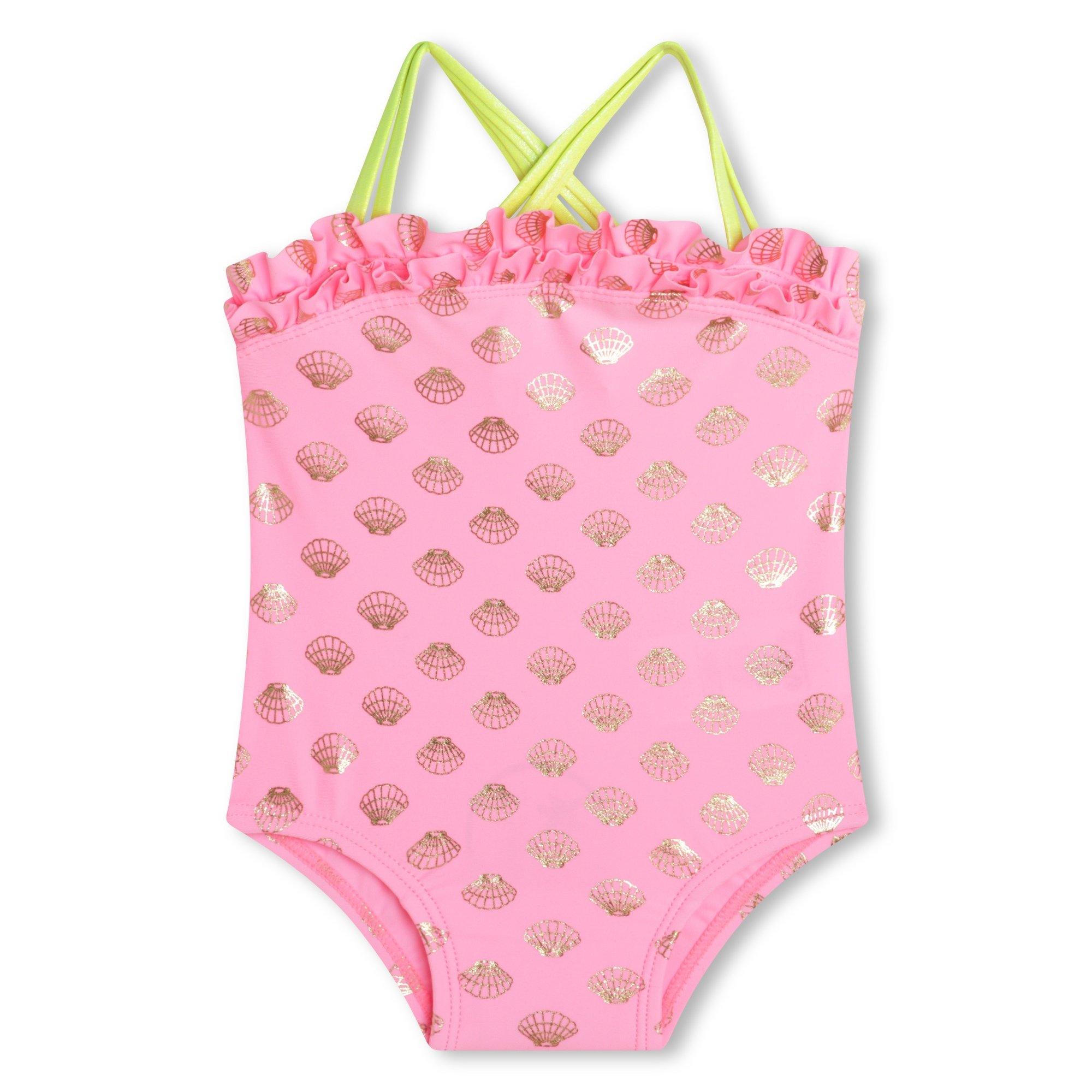 Pink 462 - Billieblush - Kids' Frill Scoop Neck Swimsuit - 1