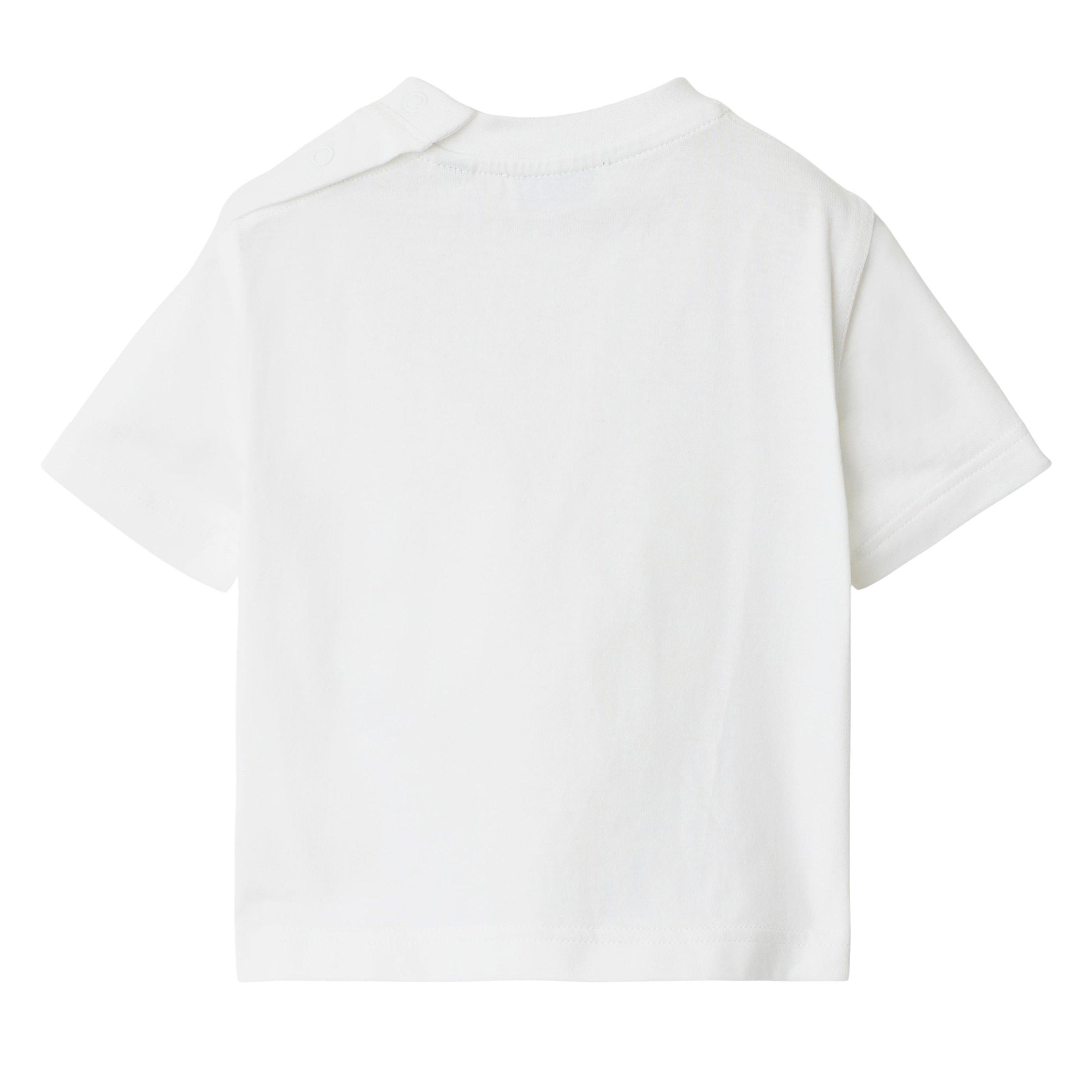 【関税込み】Burberry ホワイト Crystal Strawberry Tシャツ Burberry Crystal Strawberry Cotton T-shirt | REVERSIBLE