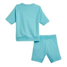 Studio Studio Boys Sweatshirt and Short Set Blue