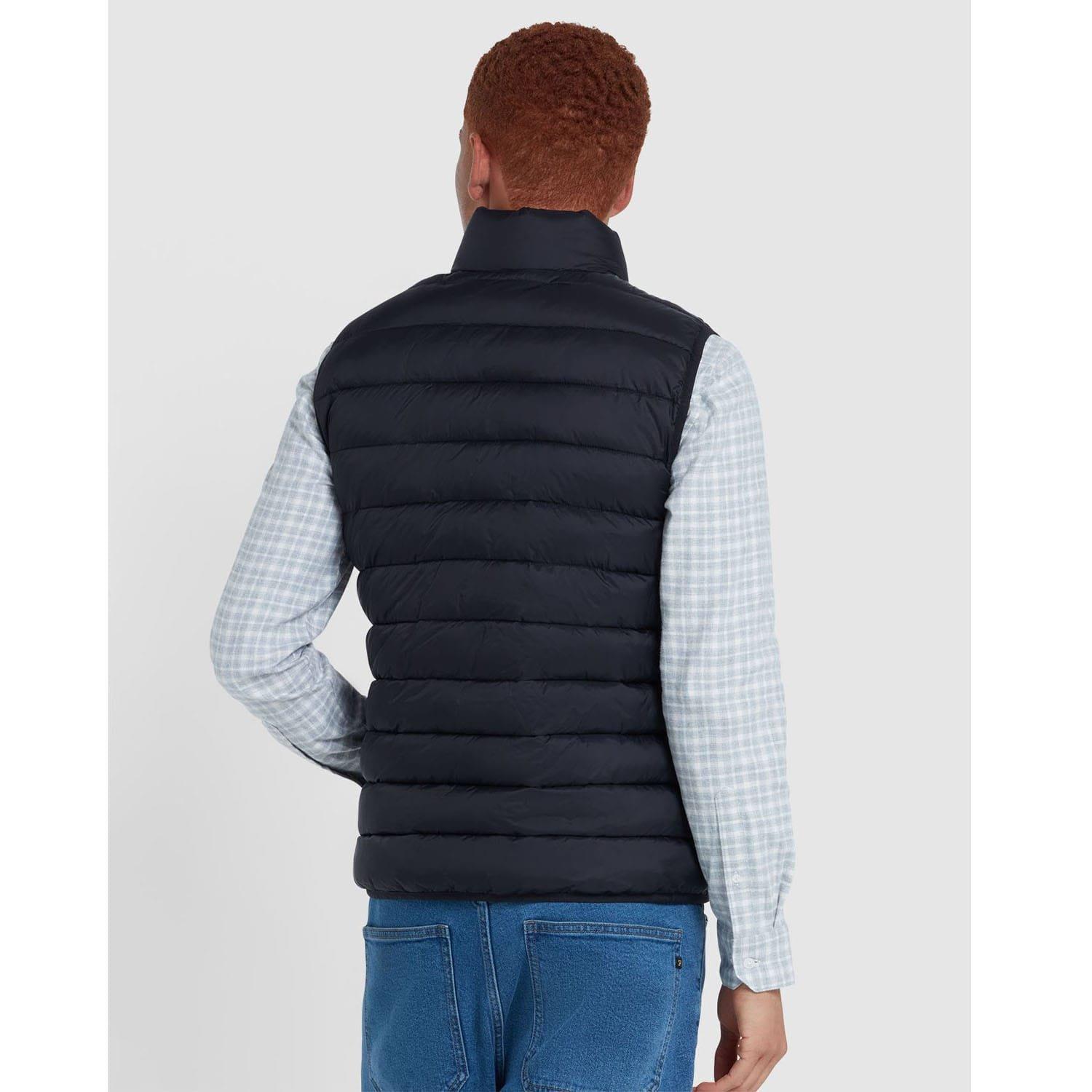 Black - Farah - Joel Wadded Gilet - 2
