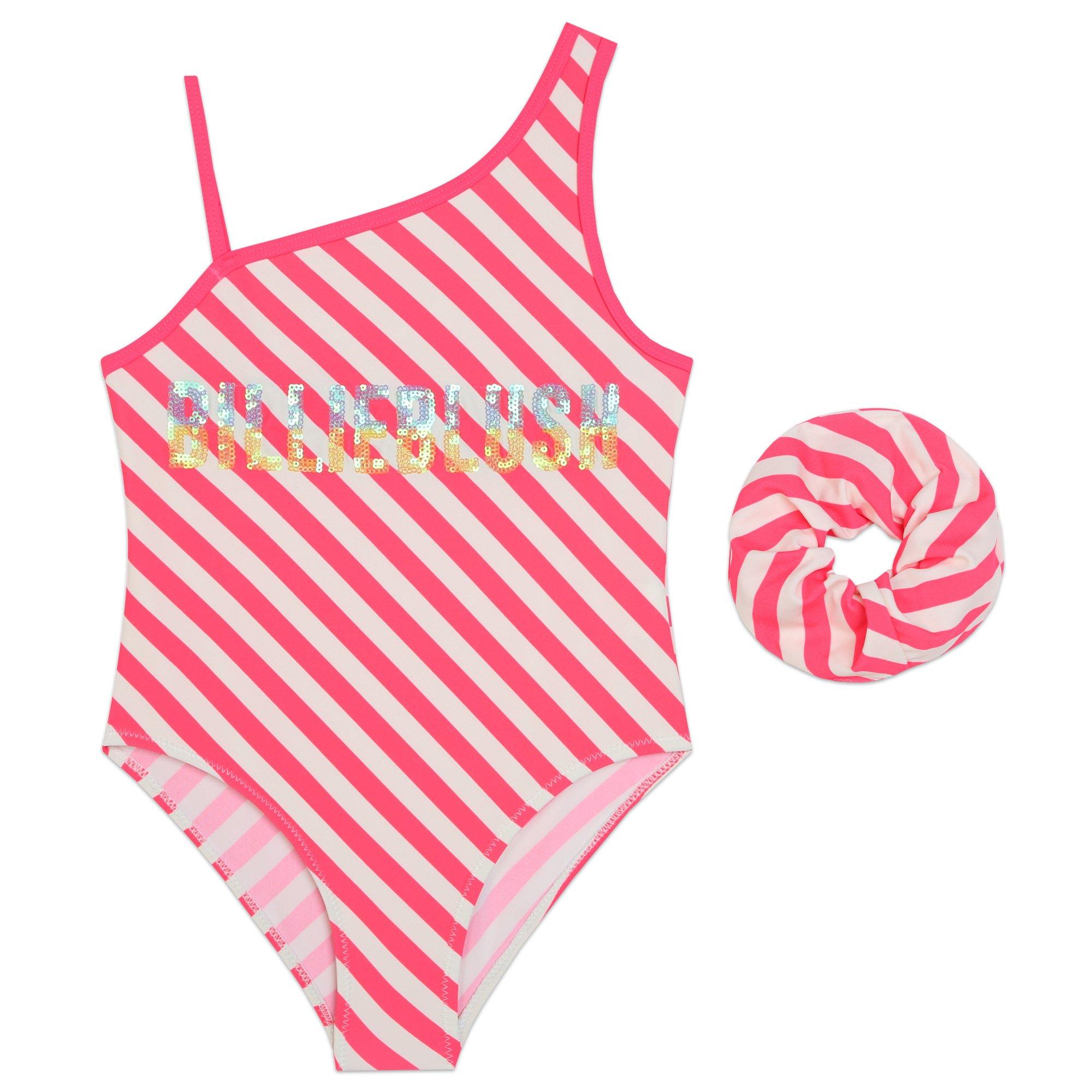 Billieblush Kids' Scoop Neck Swimsuit - Fuschia 499