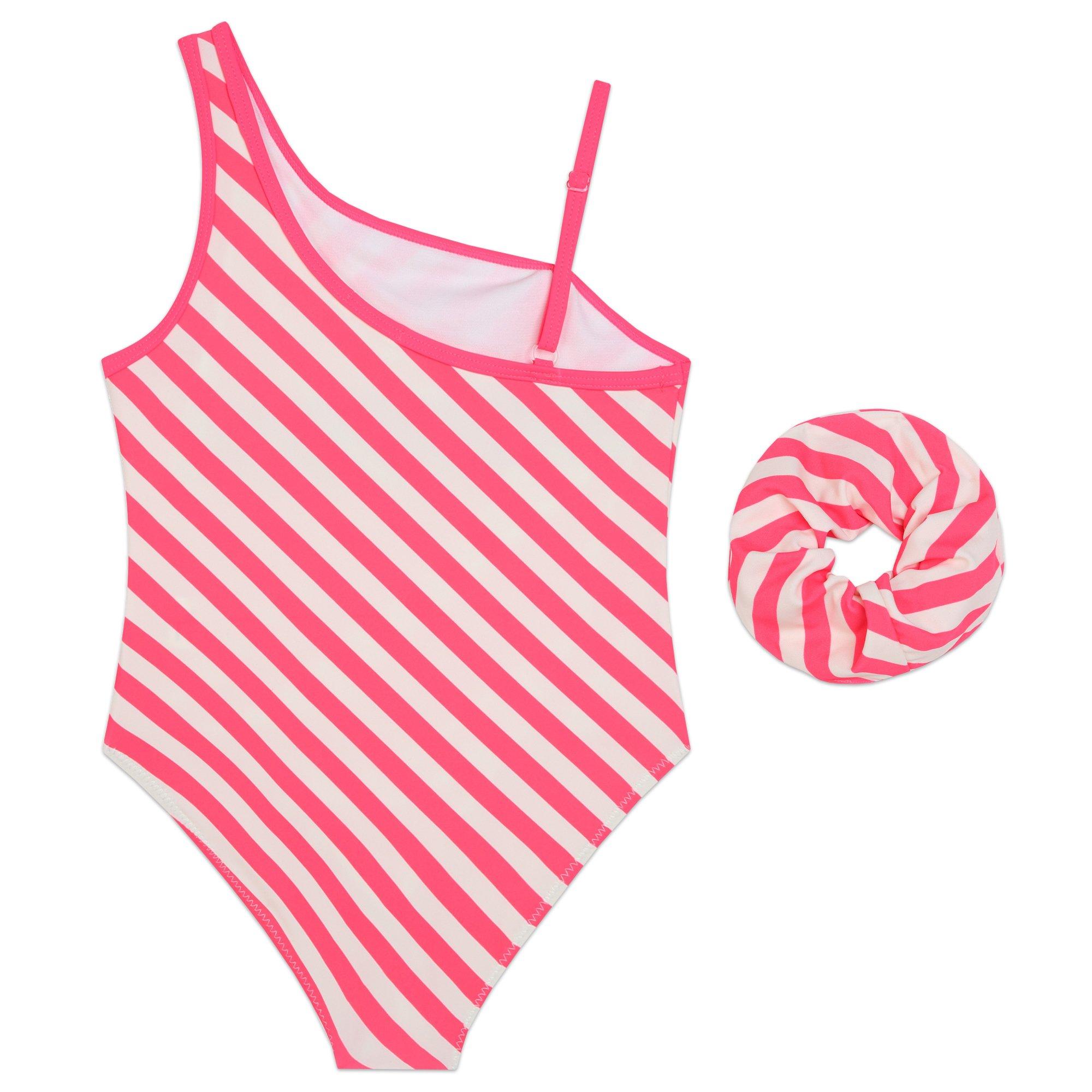 Fuschia 499 - Billieblush - Kids' Scoop Neck Swimsuit - 2