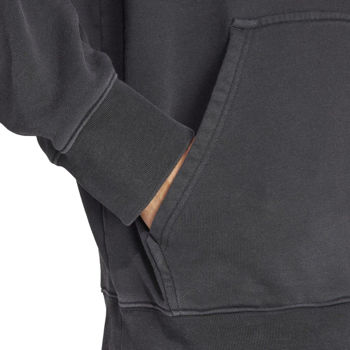 Black - adidas Originals - Adicolor Outline Trefoil Hoodie - 8