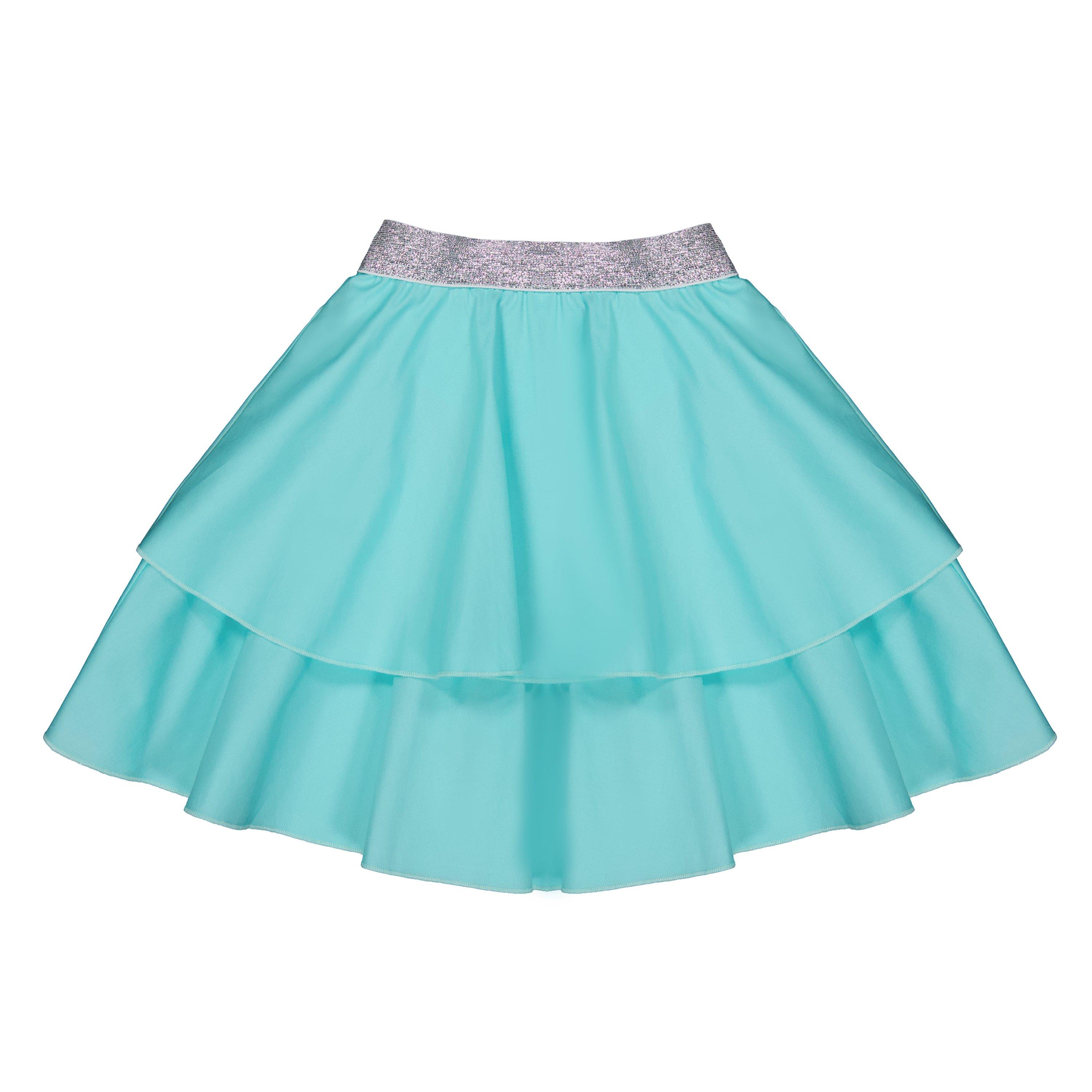 Mint Green 4431 - iDo - Kids' Frill Knitted Skirt - 2