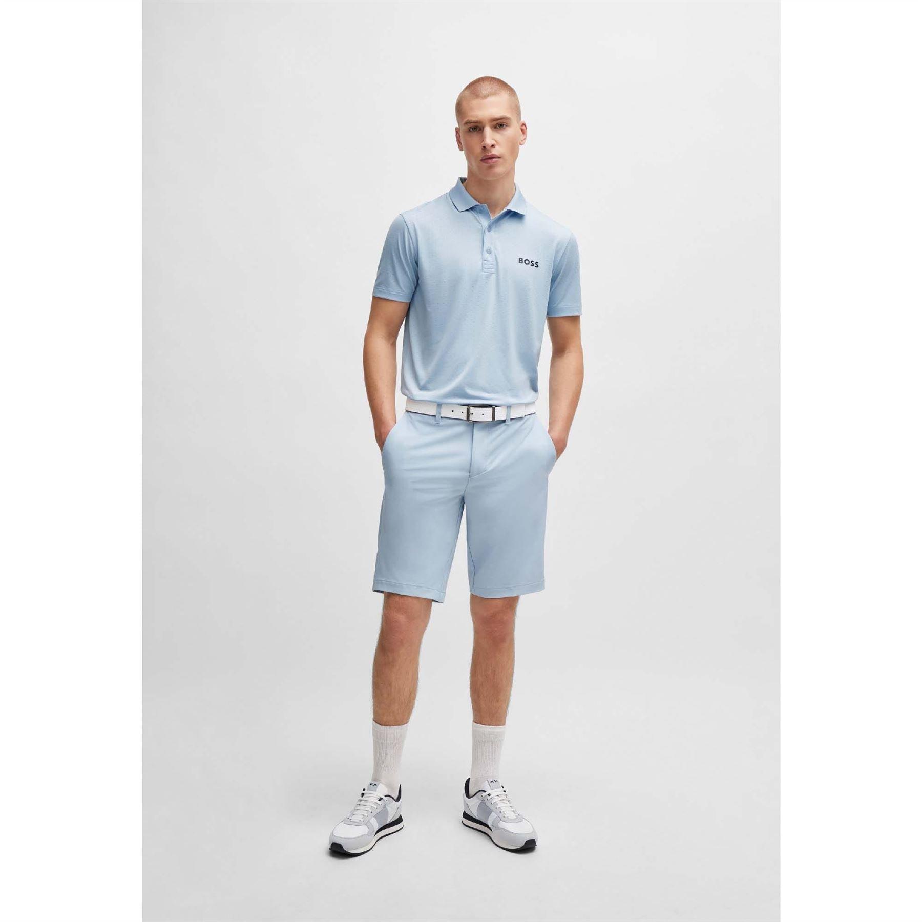 Purple - Boss - Paddytech Contrast Logo Polo Shirt - 2