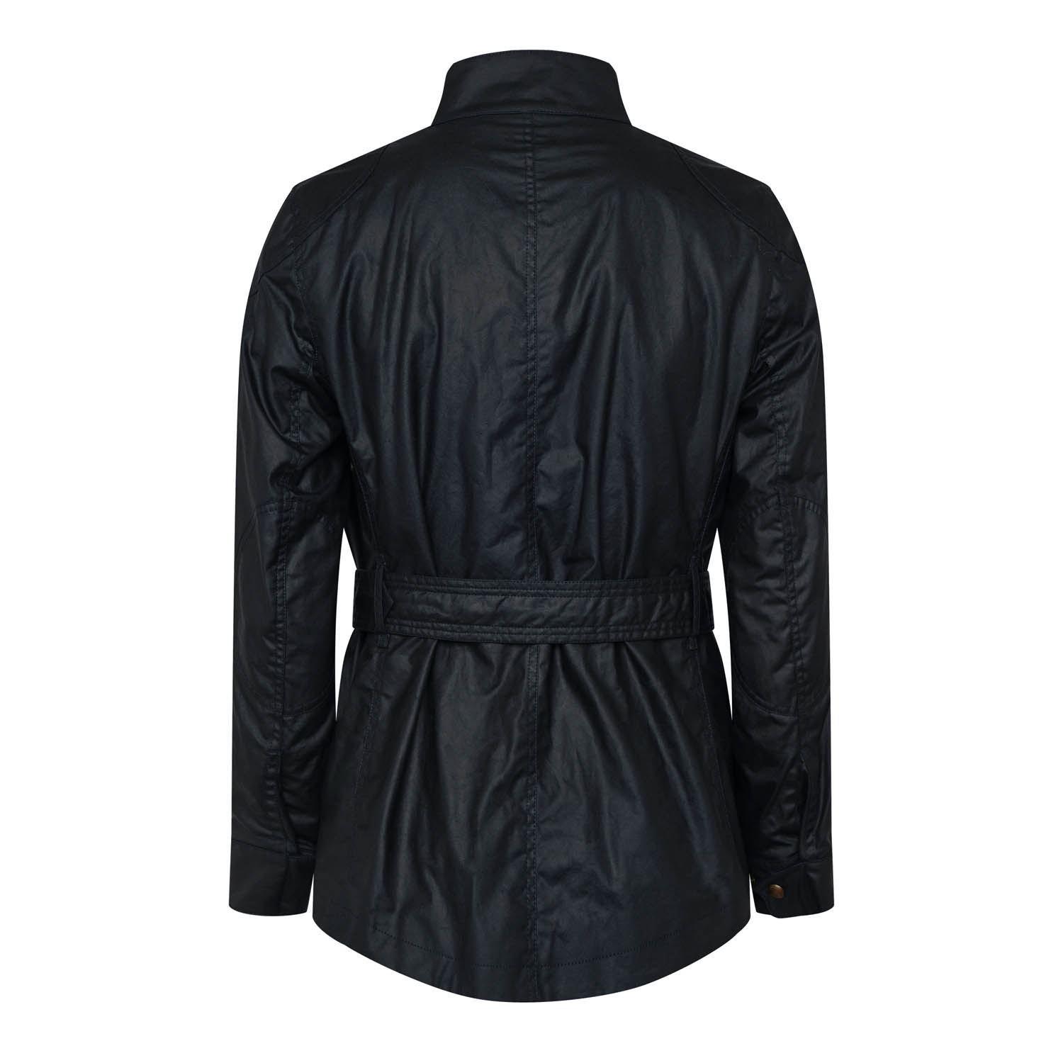 Navy - Belstaff - Waxed Cotton Trialmaster Jacket - 3