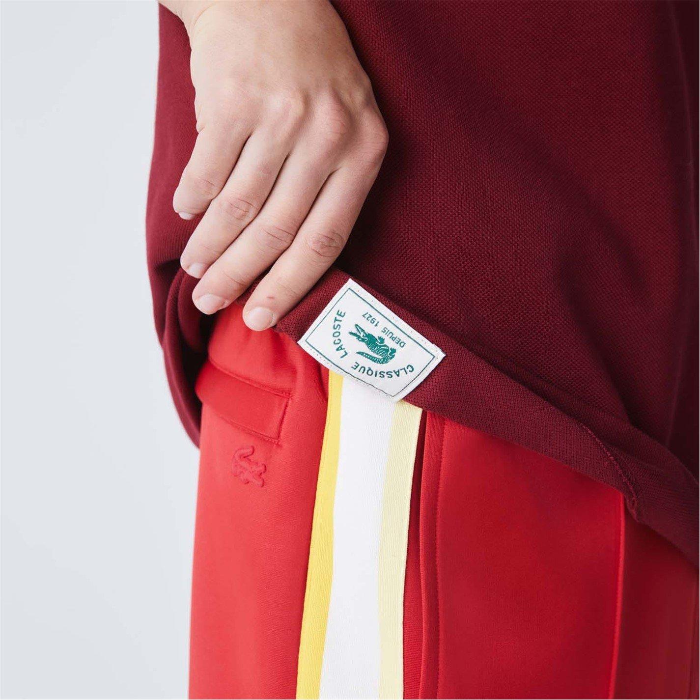 Red - Lacoste - Classic Fit Heavy Cotton Piqu¿ L.12.21 Polo Shirt - 2