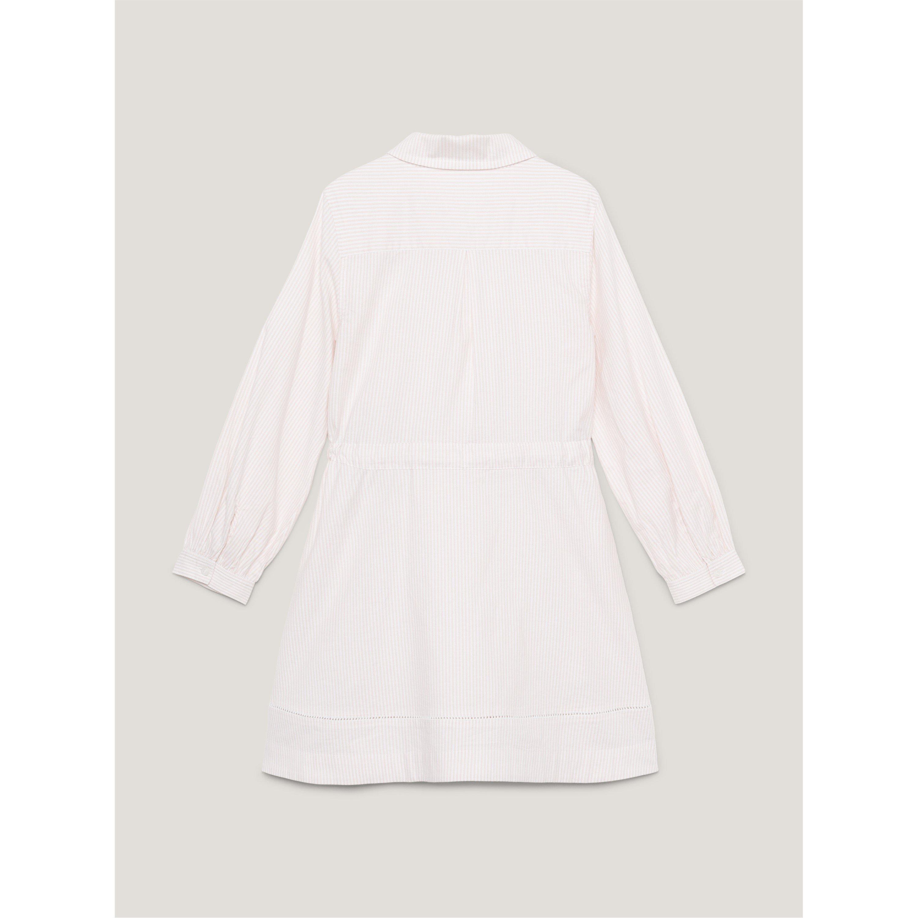 Whimsy Pink - Tommy Hilfiger - Ithica Stripe Shirt Dress Juniors - 3