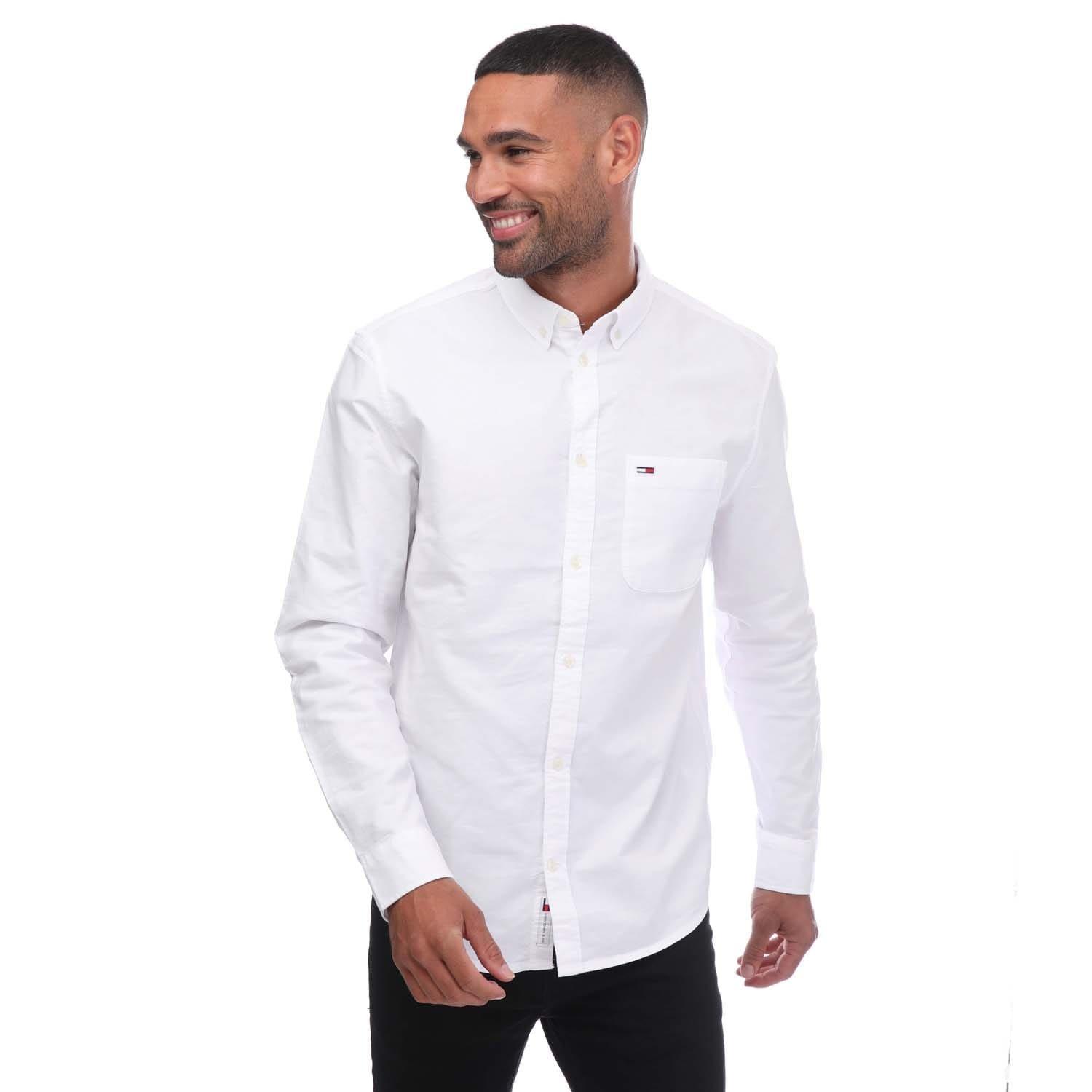 White - Tommy Hilfiger - Regular Oxford Shirt - 1