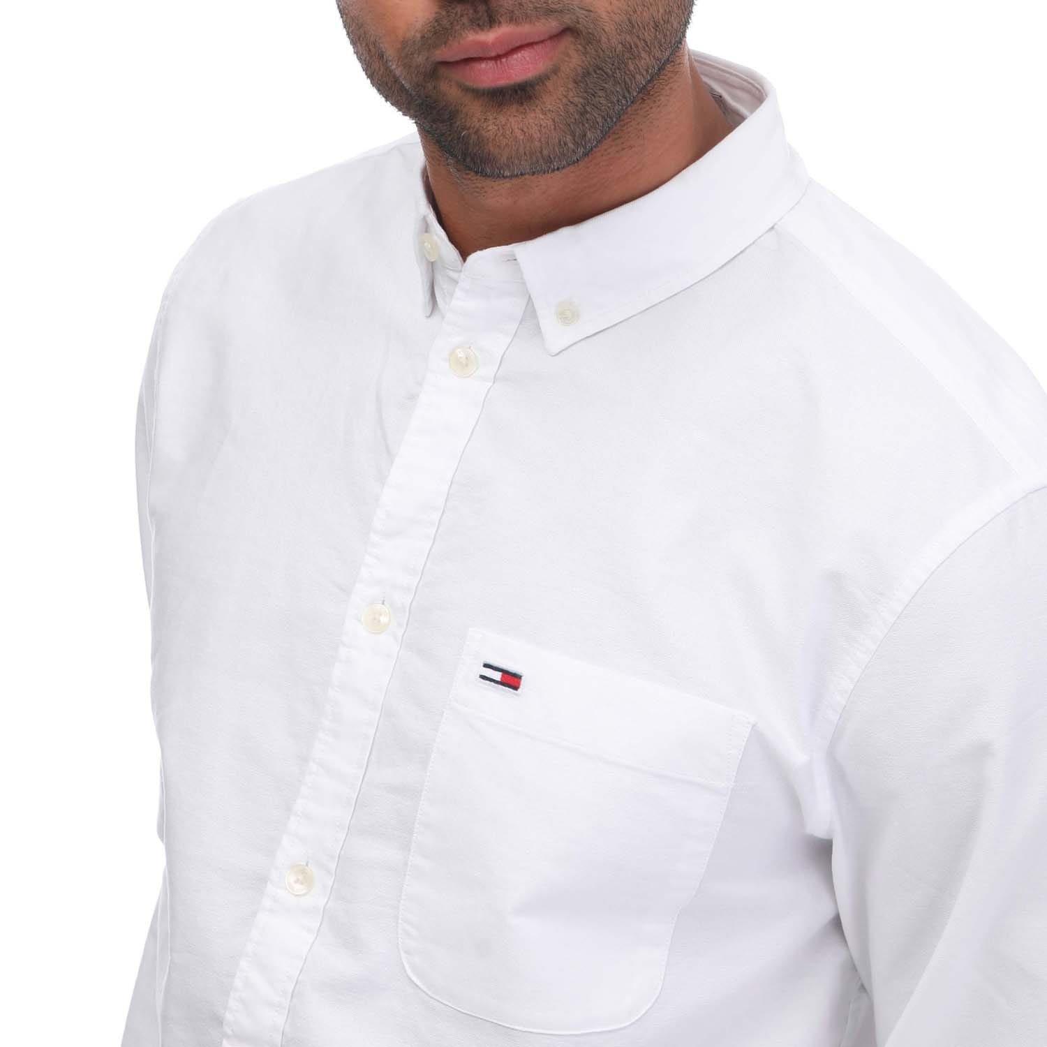 White - Tommy Hilfiger - Regular Oxford Shirt - 3