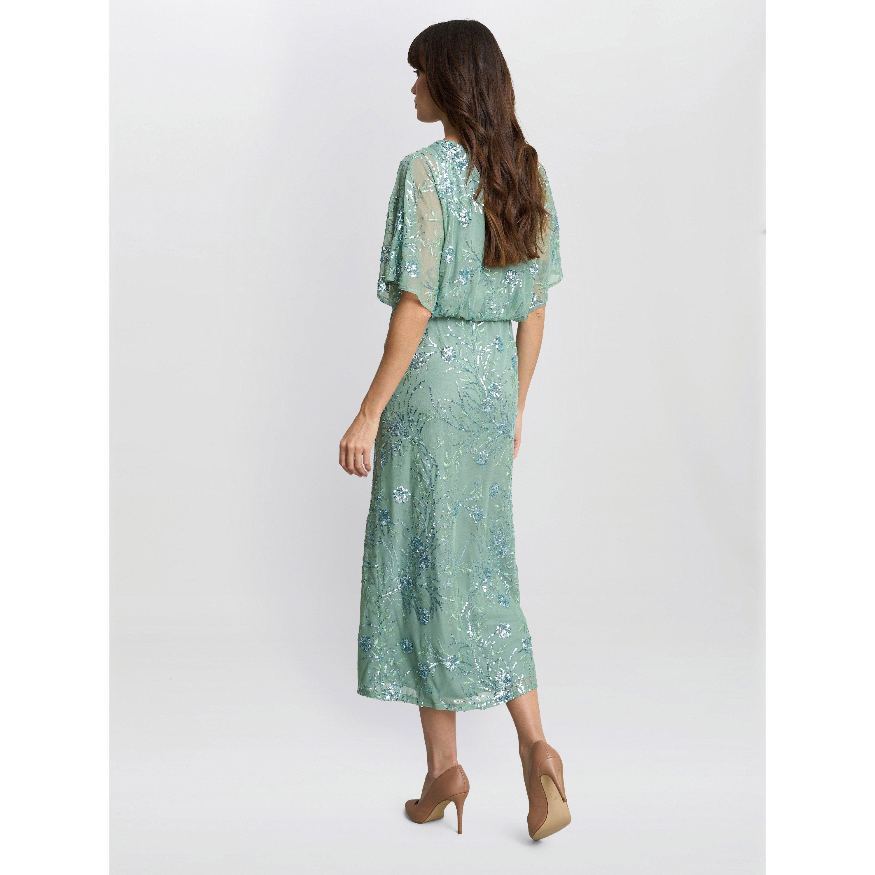 Sage - Gina Bacconi - Women's Ava Sequin Maxi Dress - 2