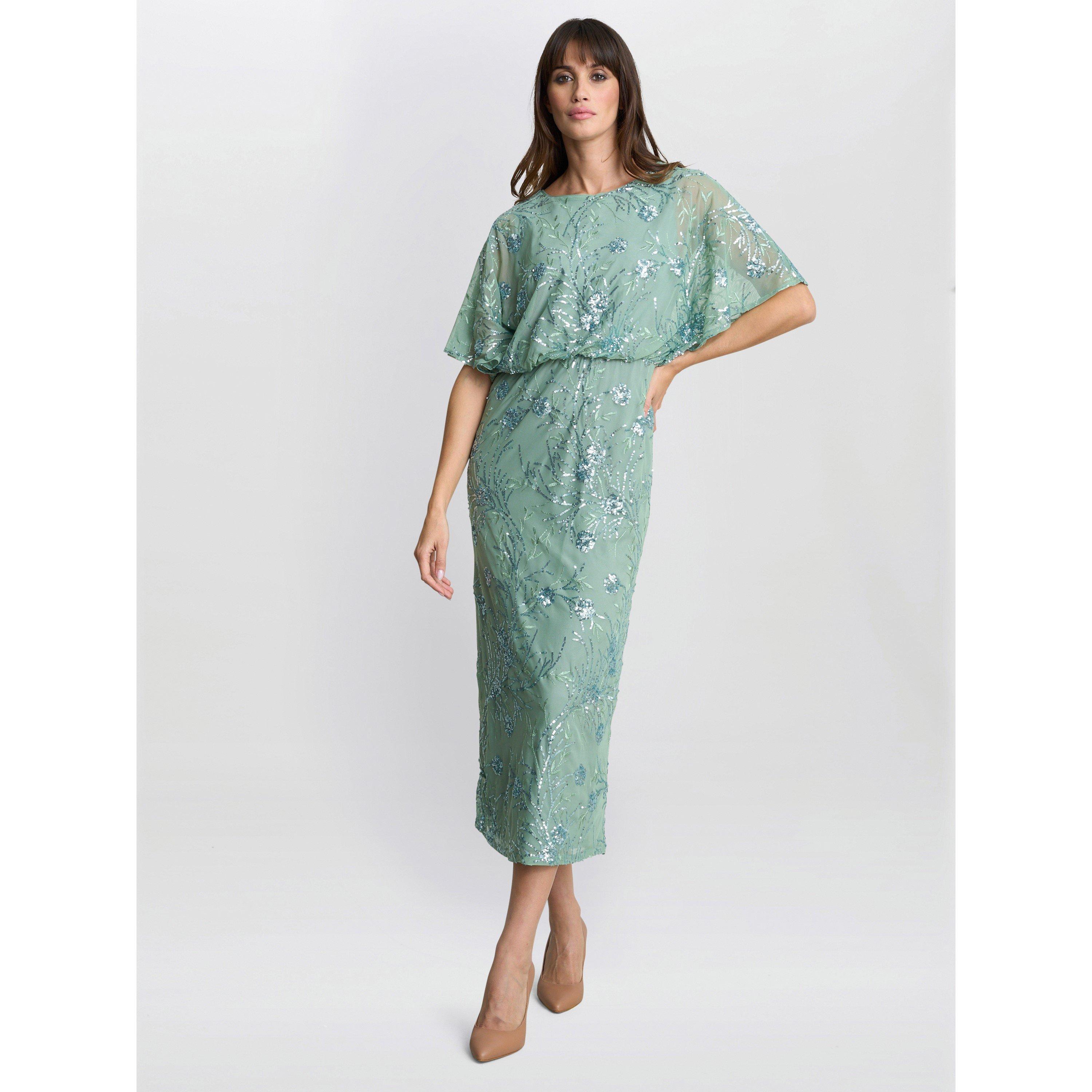 Sage - Gina Bacconi - Women's Ava Sequin Maxi Dress - 3