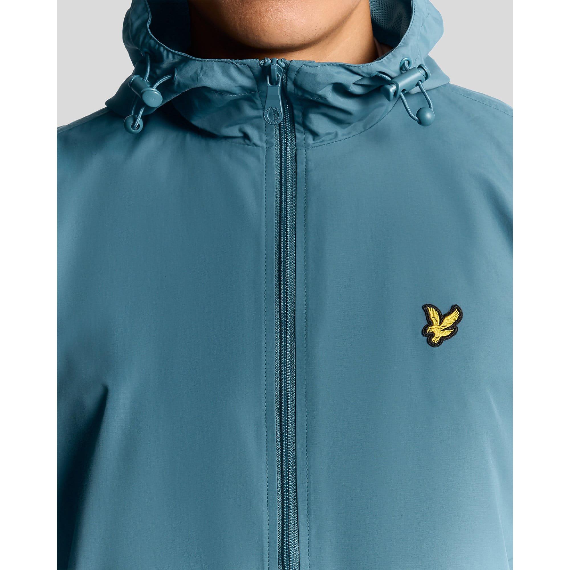 Blue - Lyle and Scott - Zip Through Hooded Jacket - 3