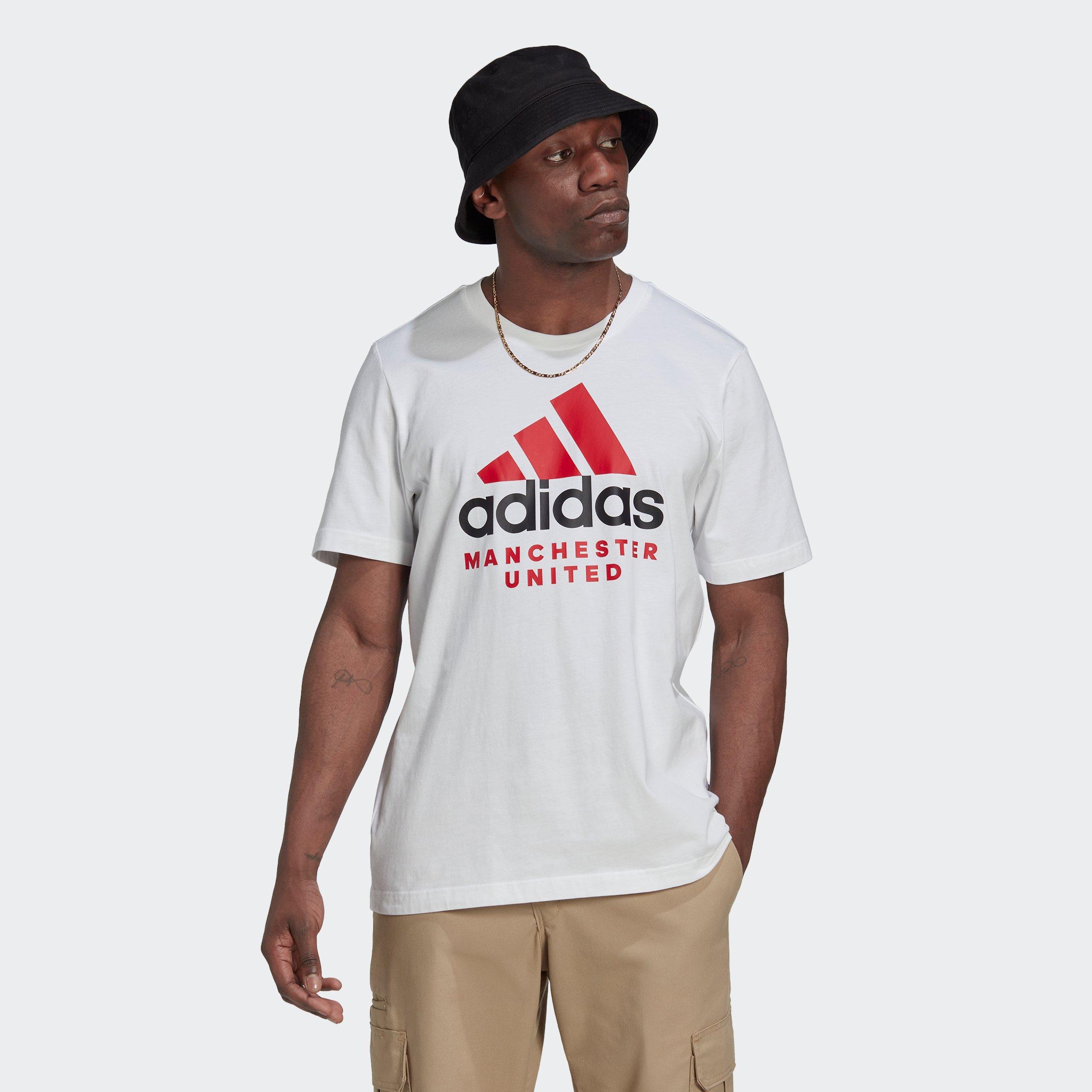 Weiß - adidas - Manchester United DNA Graphic T-Shirt Mens - 2
