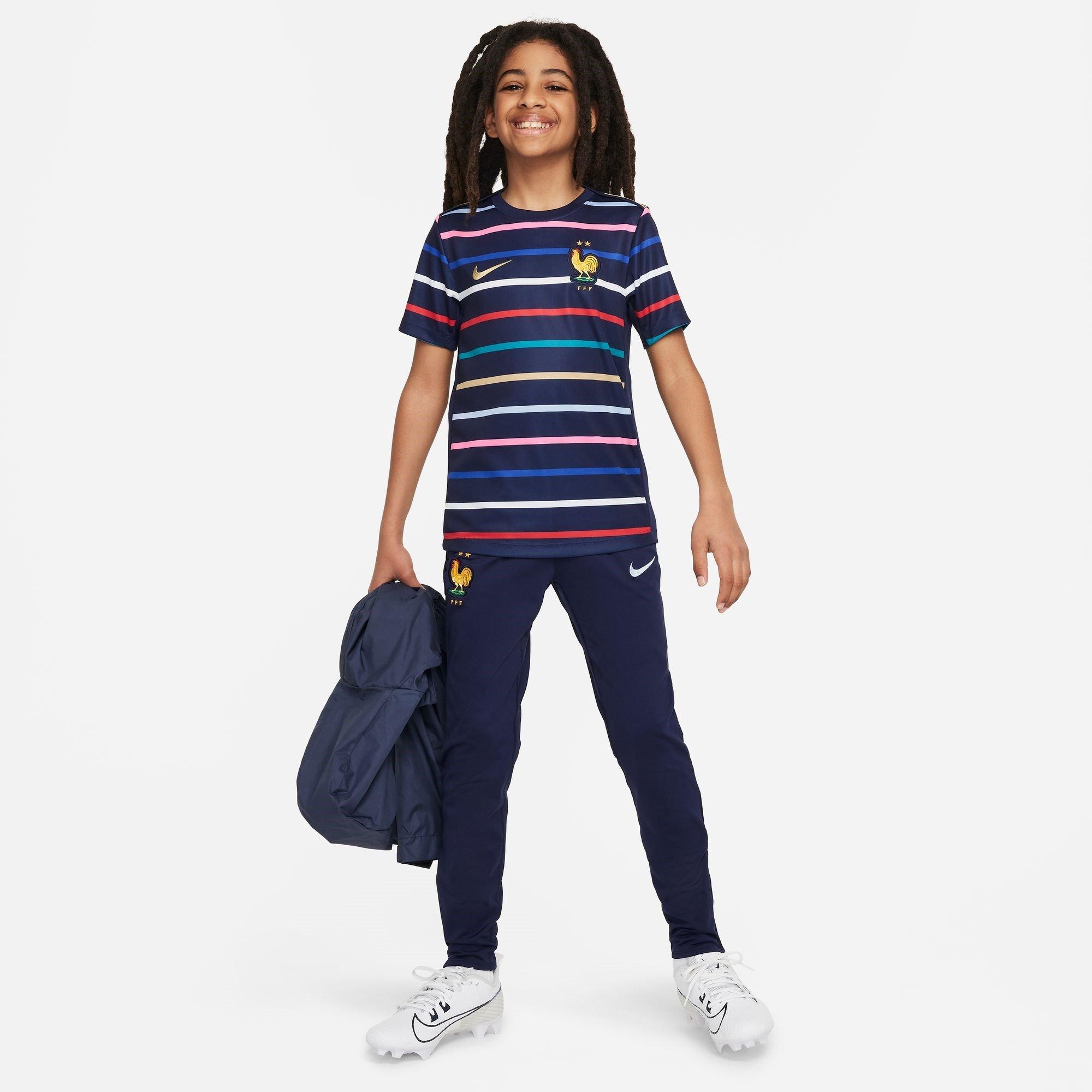 Plava - Nike - France Academy Pro Home Pre-Match Shirt 2024 Juniors - 6