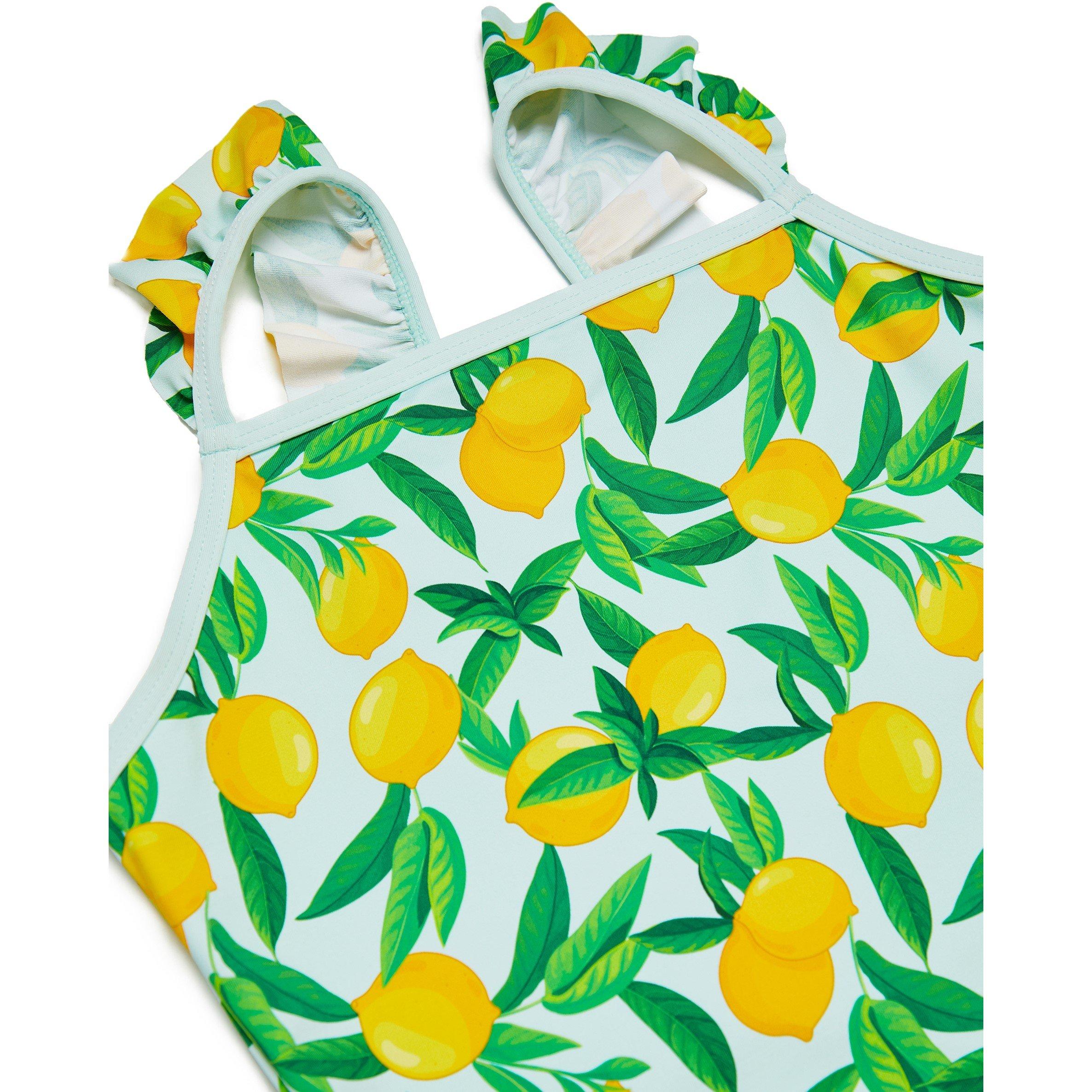 Azul - Threadbare - Lemon Bikini Set and Hat - 3