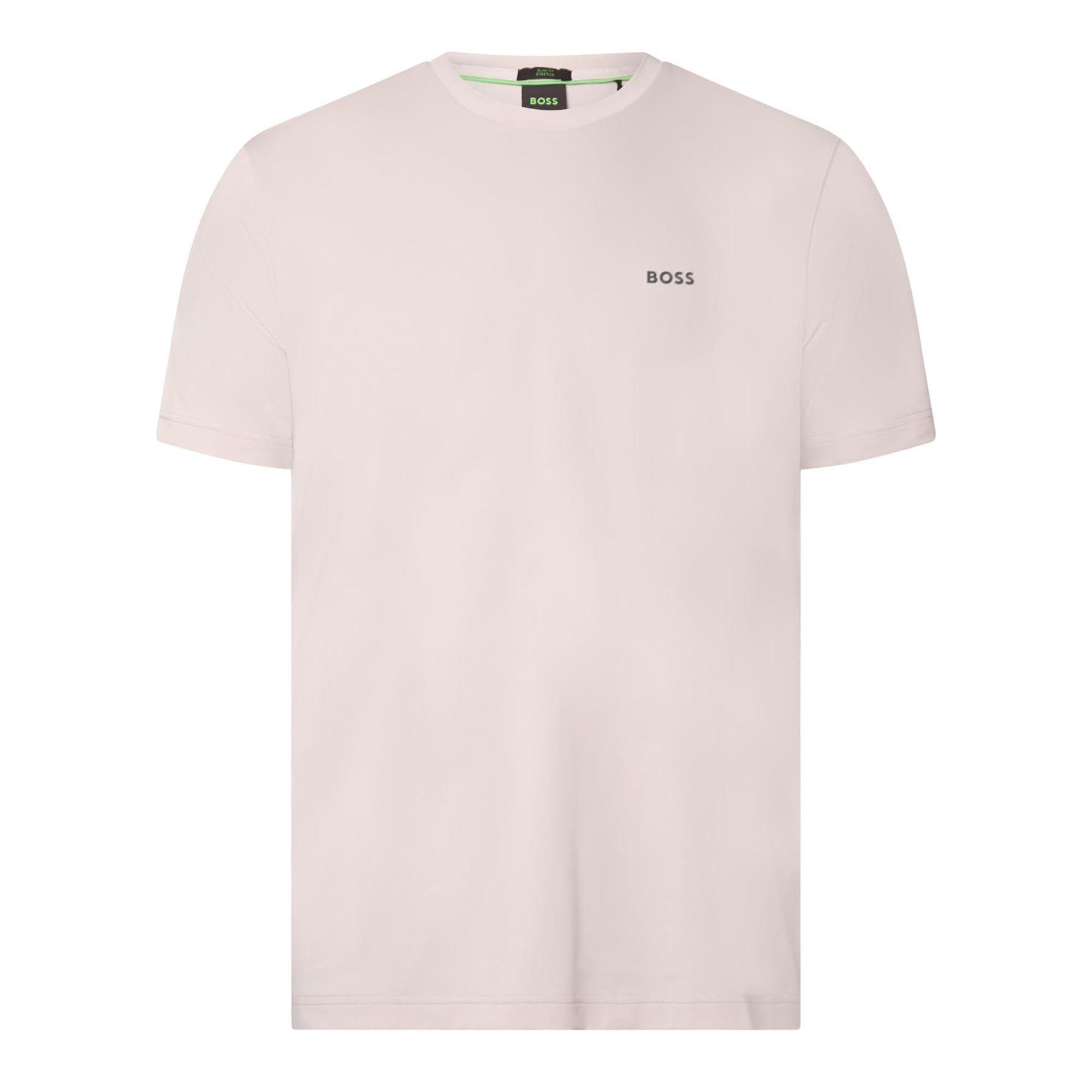 Beige - Boss - Boss Tee Active 1 10258089 01 T-Shirt Mens - 1
