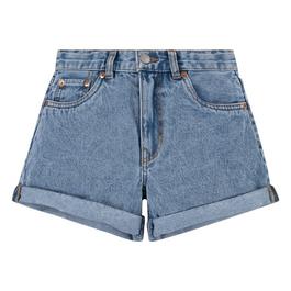 Levis Mom Denim Shorts Juniors